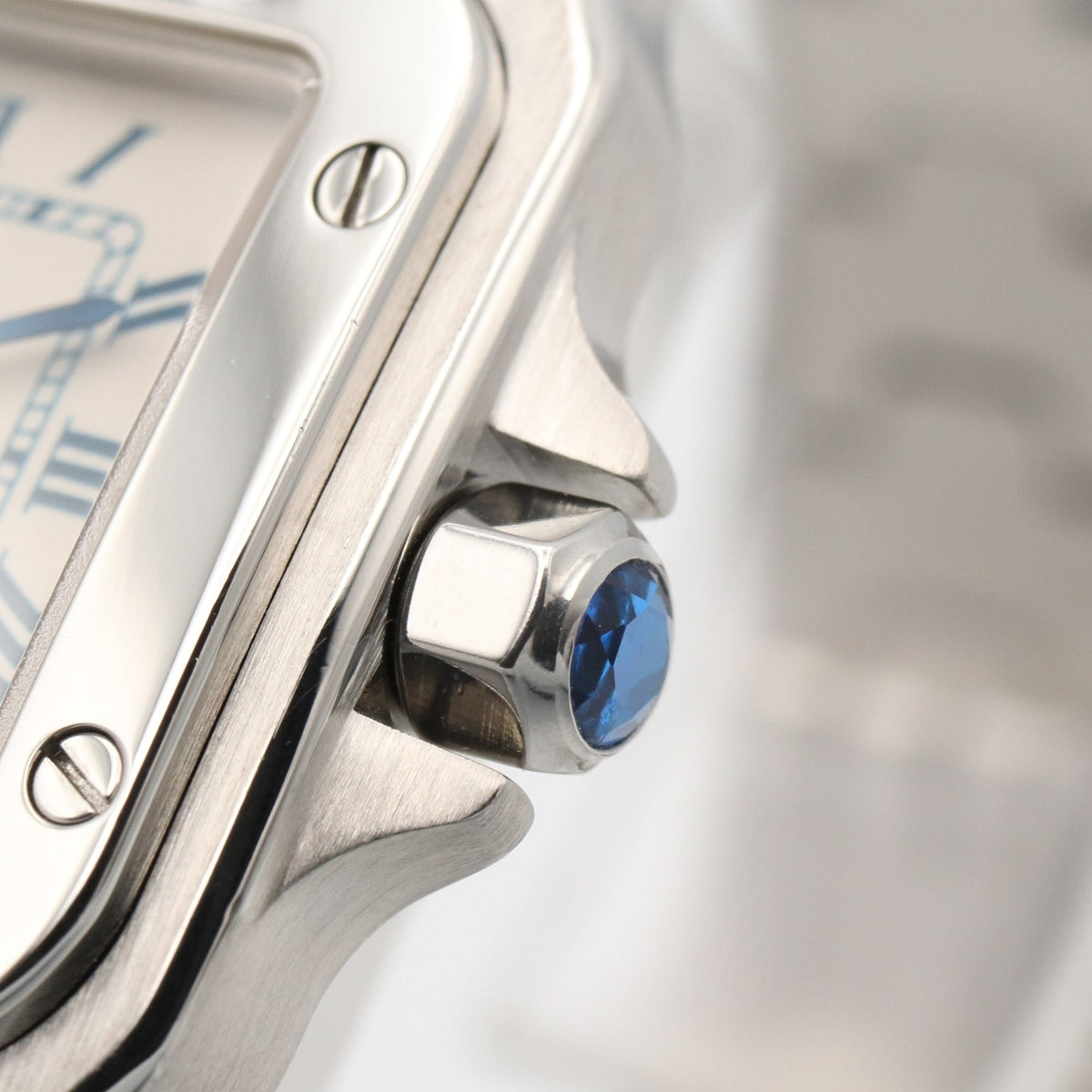Cartier Santos Galbee SM W20017D6 Silber Zifferblatt 23 mm Uhr