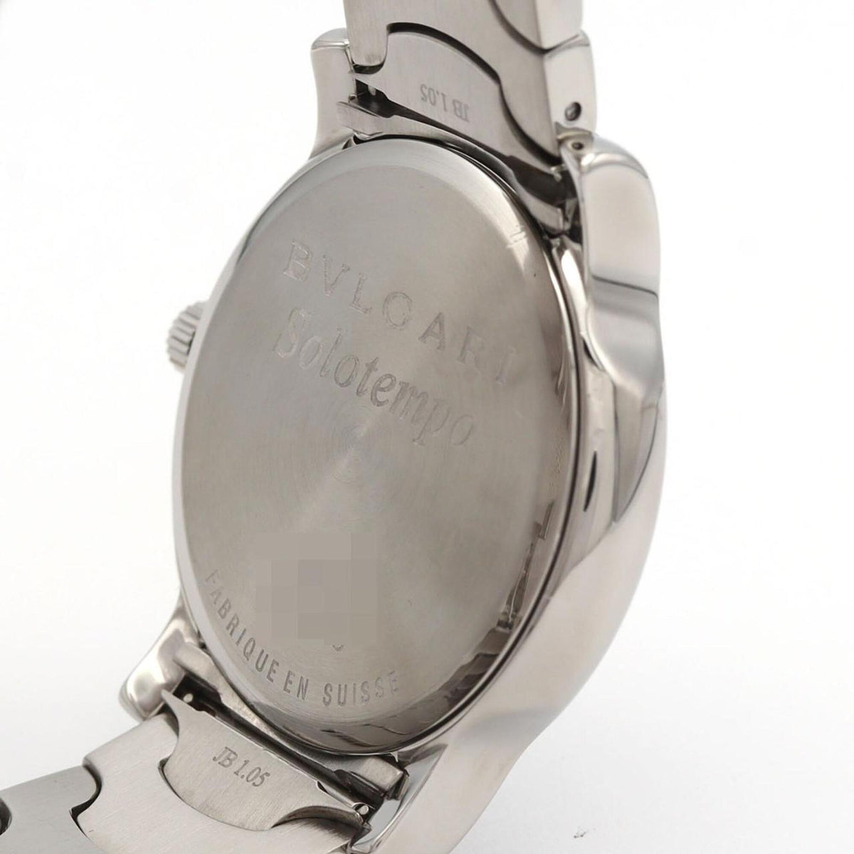 Bvlgari Bulgari Solotempo ST35S Schwarz Zifferblatt 35 mm Uhr