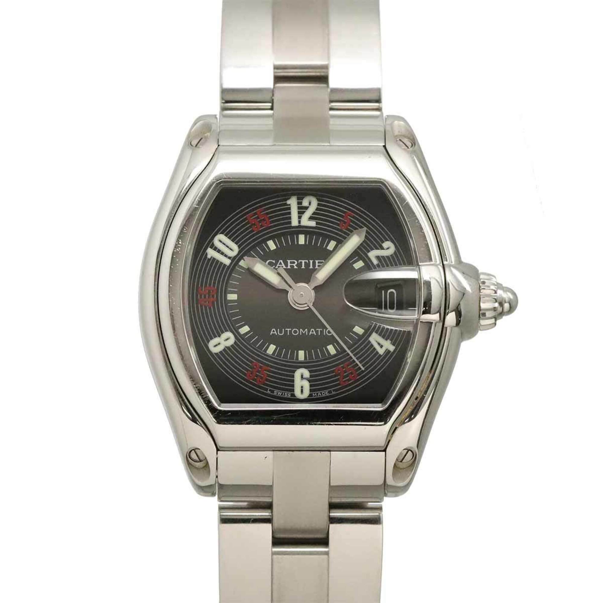 Cartier Roadster LM W62002V3 Black Dial 39mm Watch