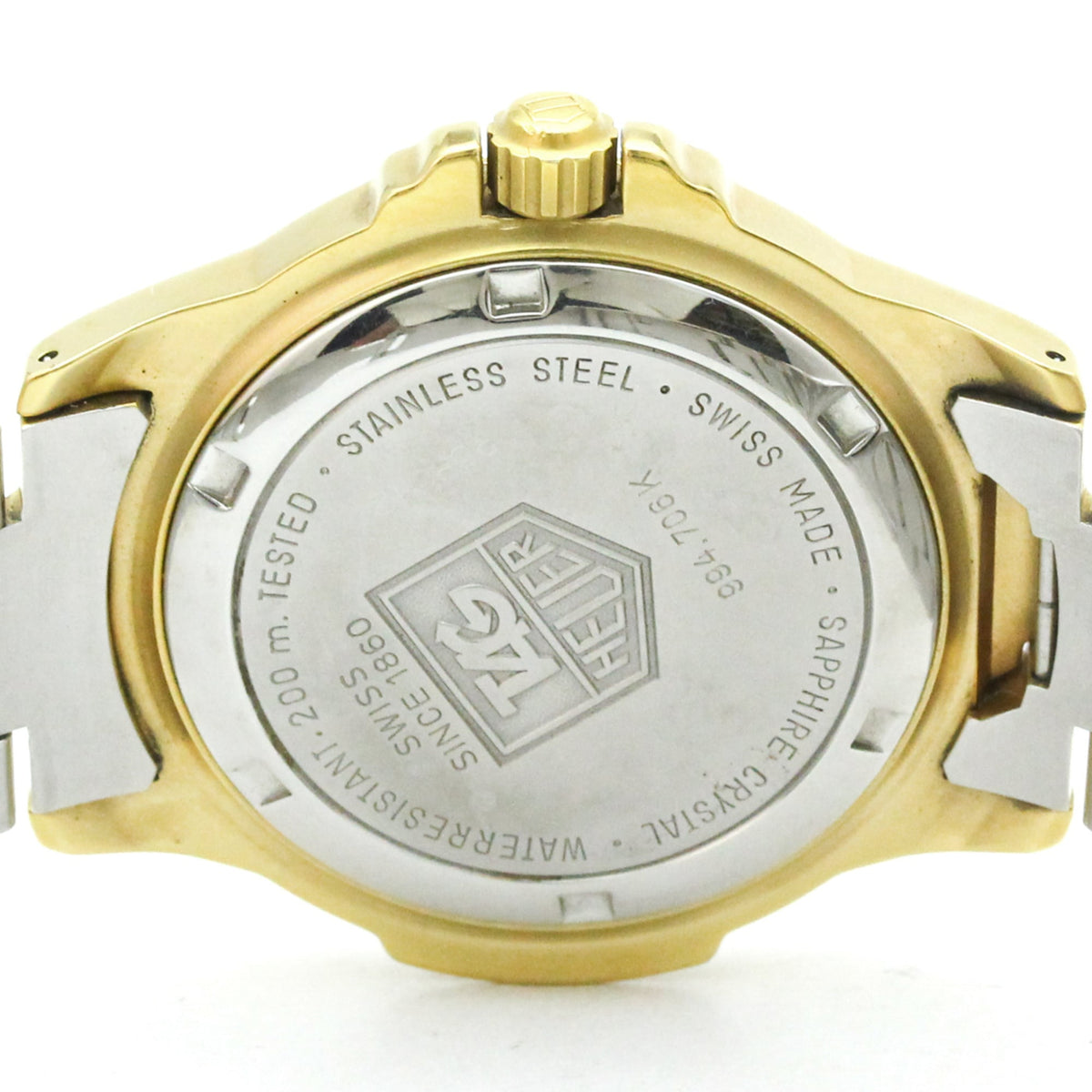 TAG Heuer Professional 994.706K horloge met beige wijzerplaat, 38 mm