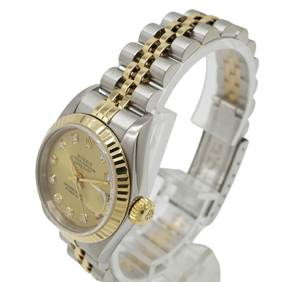 Rolex Datejust 79173G Champagne Dial 26mm Watch
