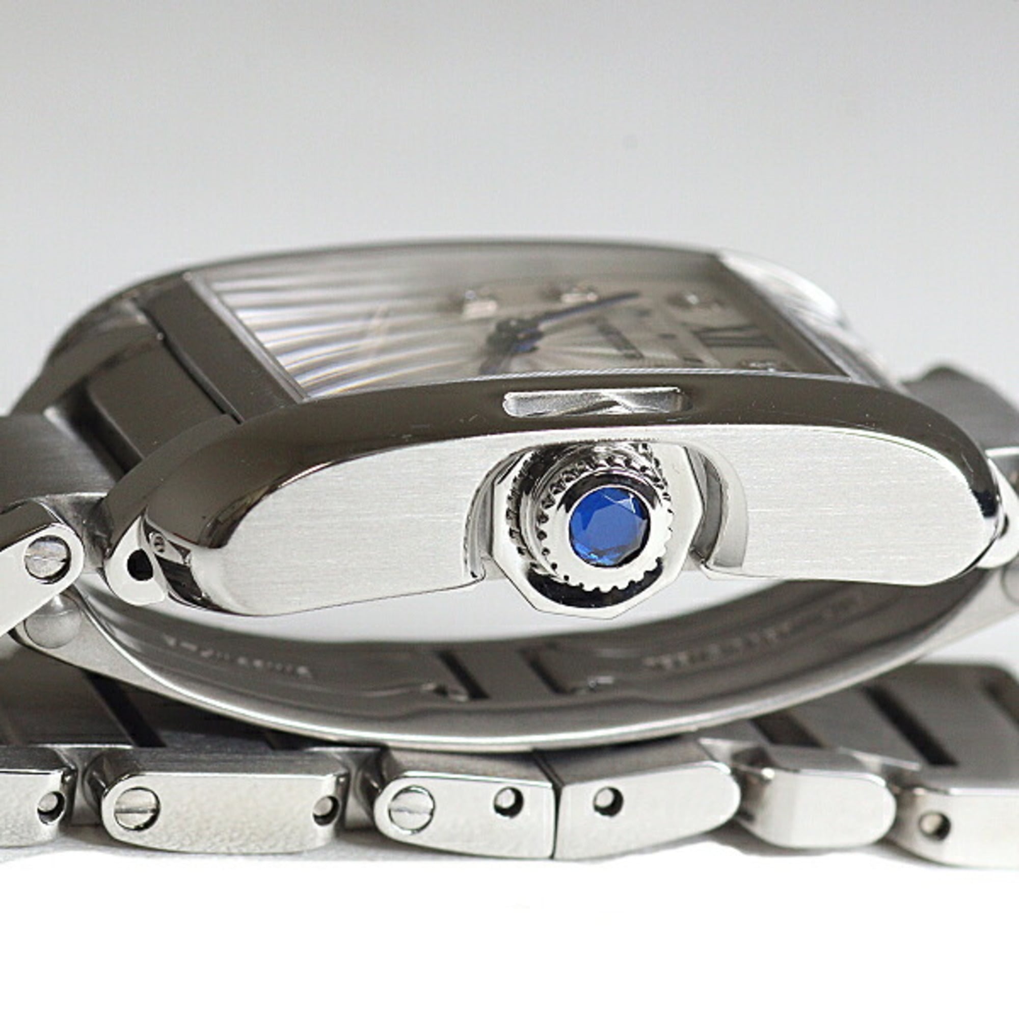 Cartier Tank Anglaise W4TA0003 Silver Dial 22mm Watch