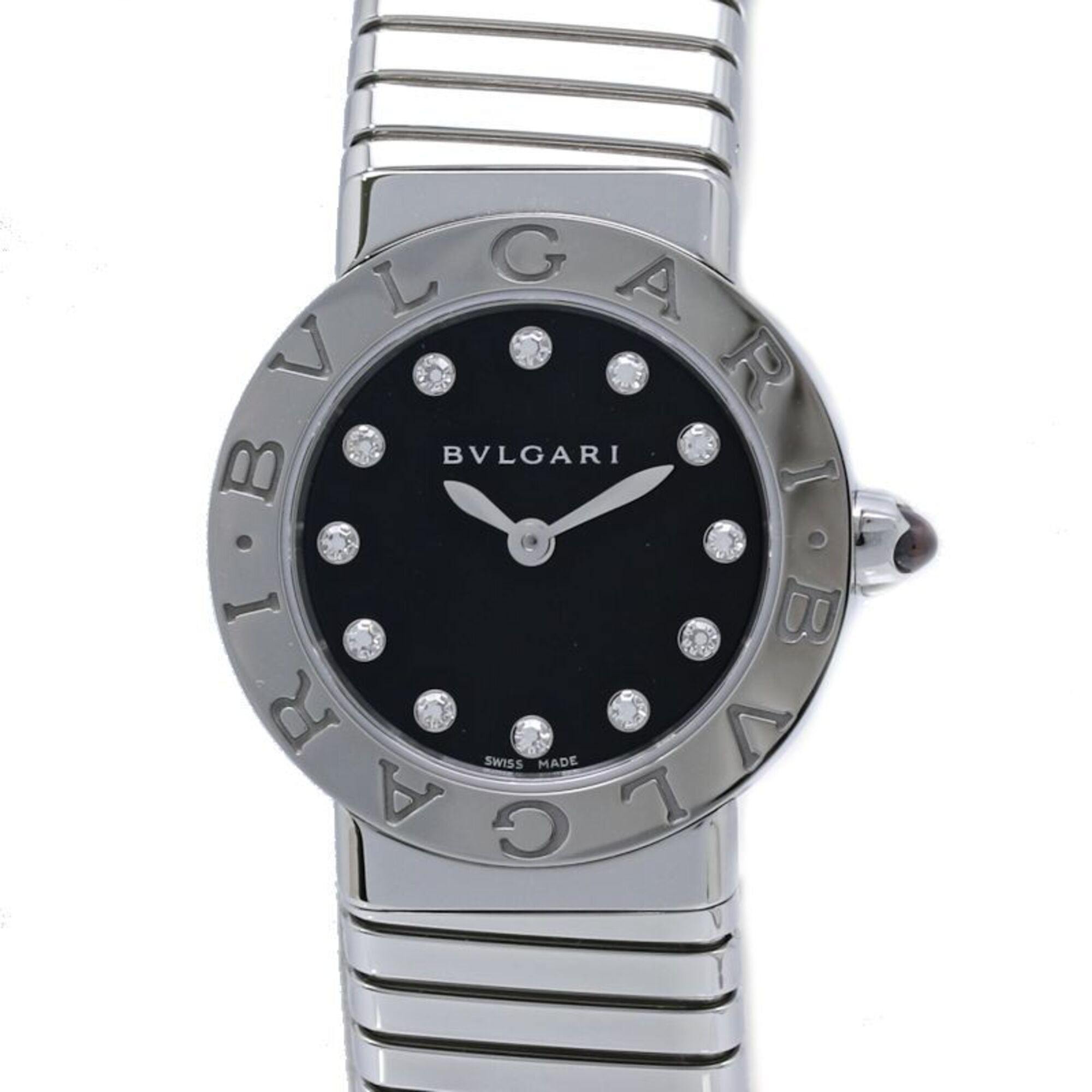 Bulgari Bulgari BBL262TBSS/12 BBL262TS Black Dial 26mm Watch