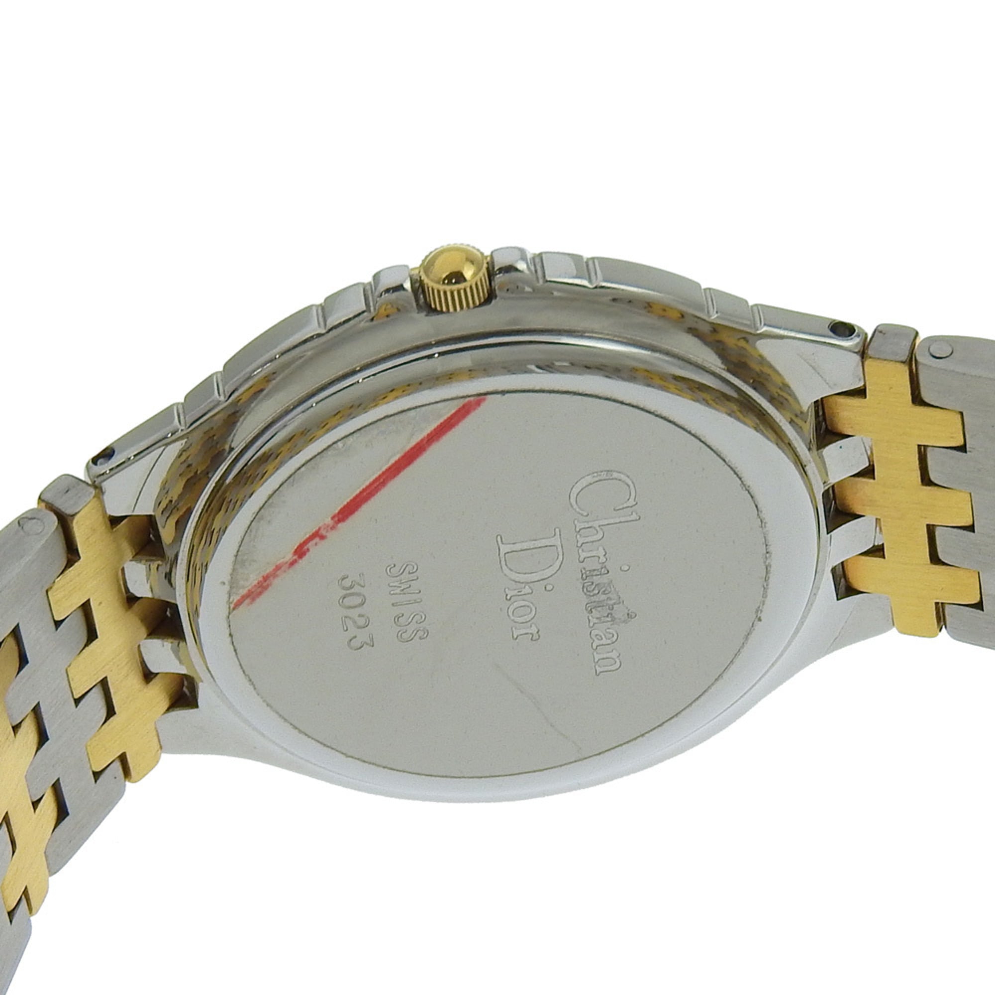 Christian Dior Combination Watch 3023 Stainless Steel x Gold Plated Qu