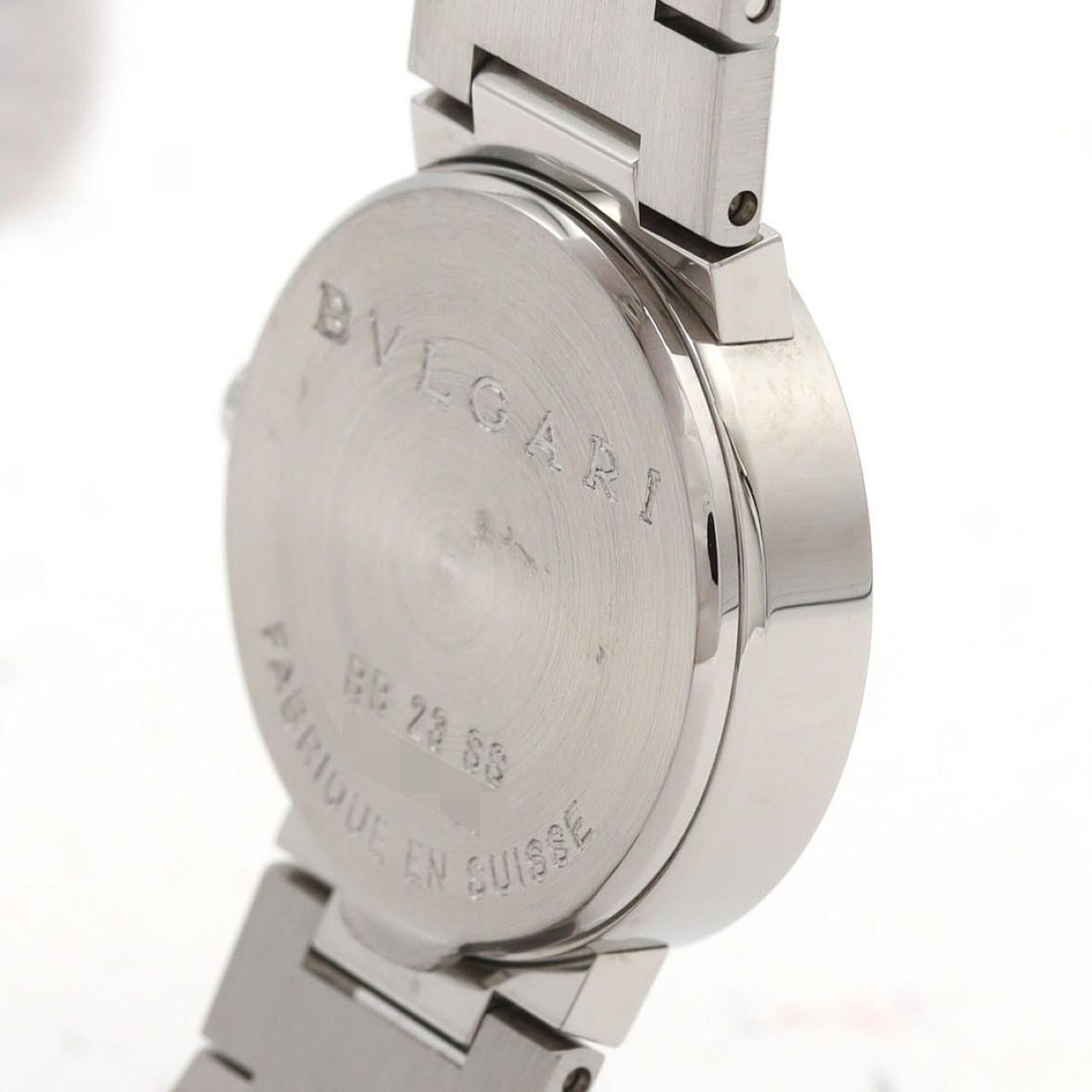 Bulgari BB23SSD BB23SS/BB23SSD Black Dial 23mm Watch