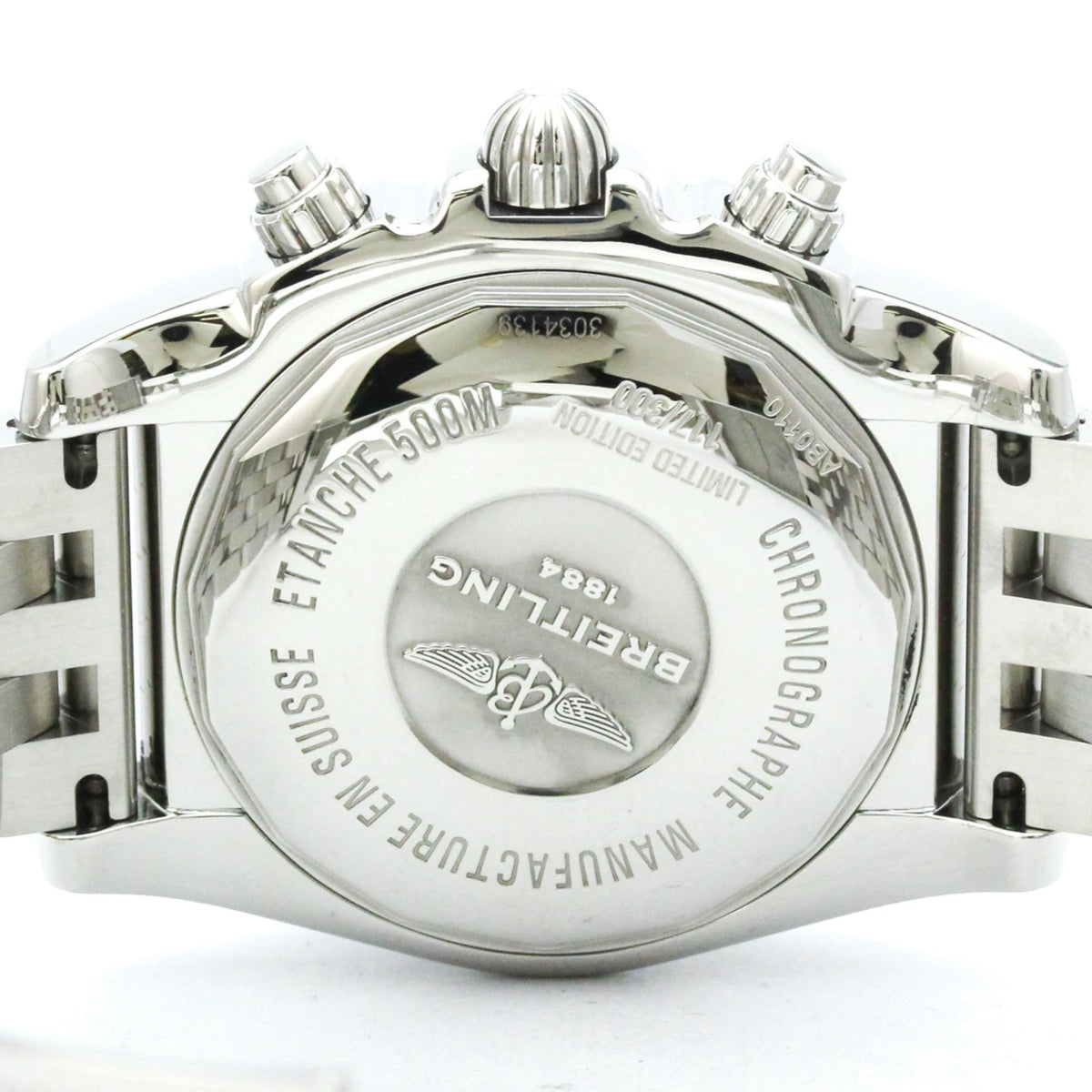 Breitling Chronomat AB0110 Weiß Zifferblatt 44 mm Uhr