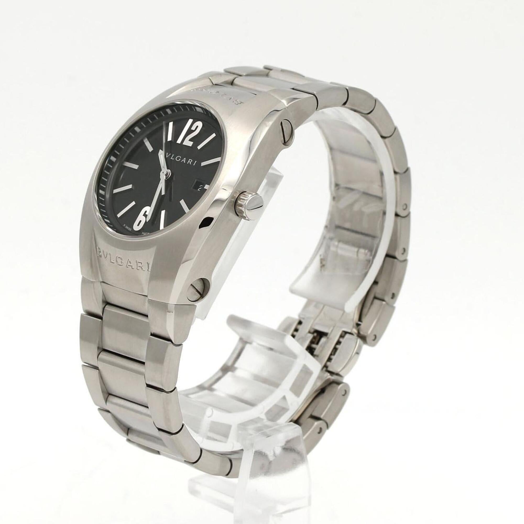 Bulgari Ergon EG30S EG30BSSD Stainless Steel Quartz Watch