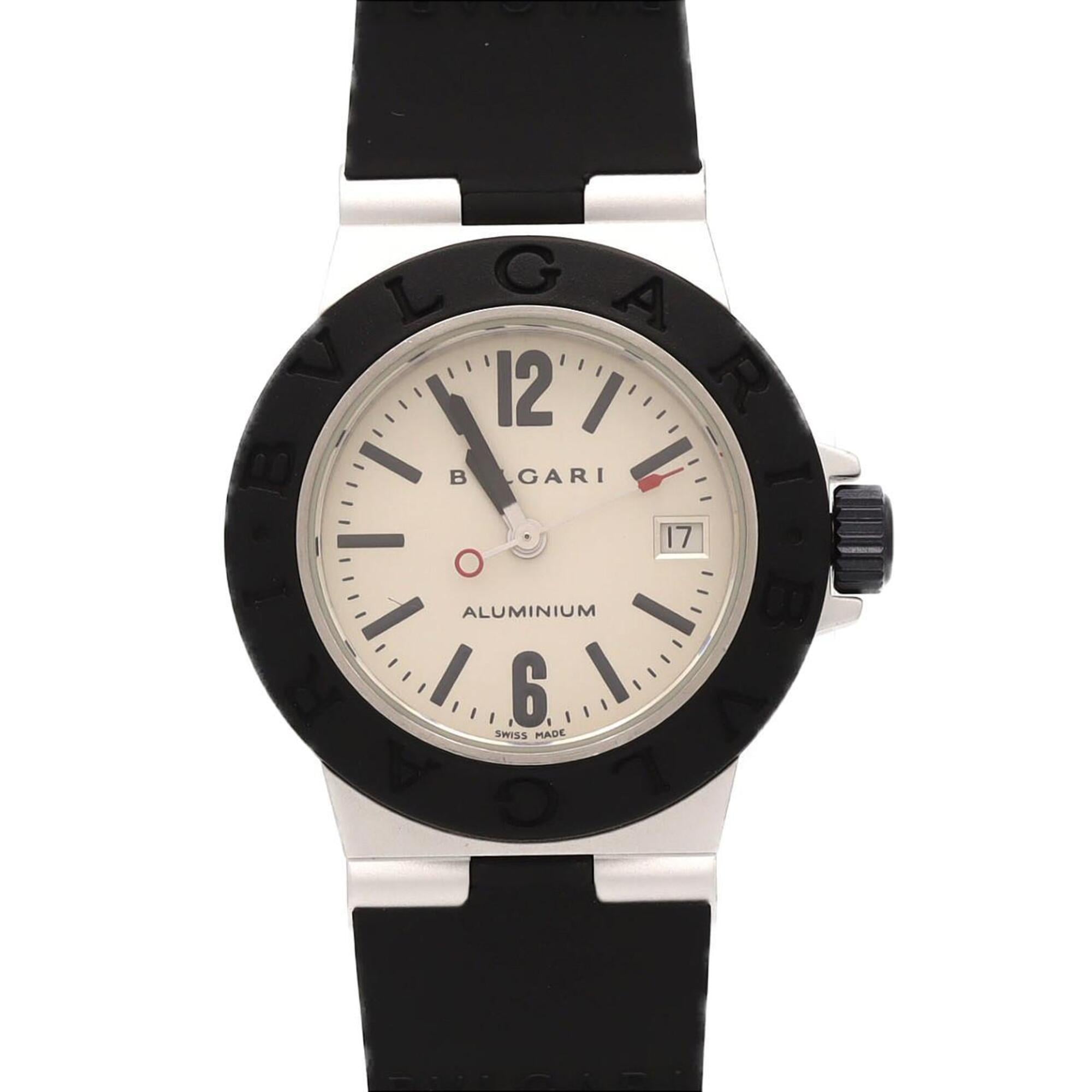Bvlgari Aluminum AL29A Silver Dial Aluminum 29mm Watch