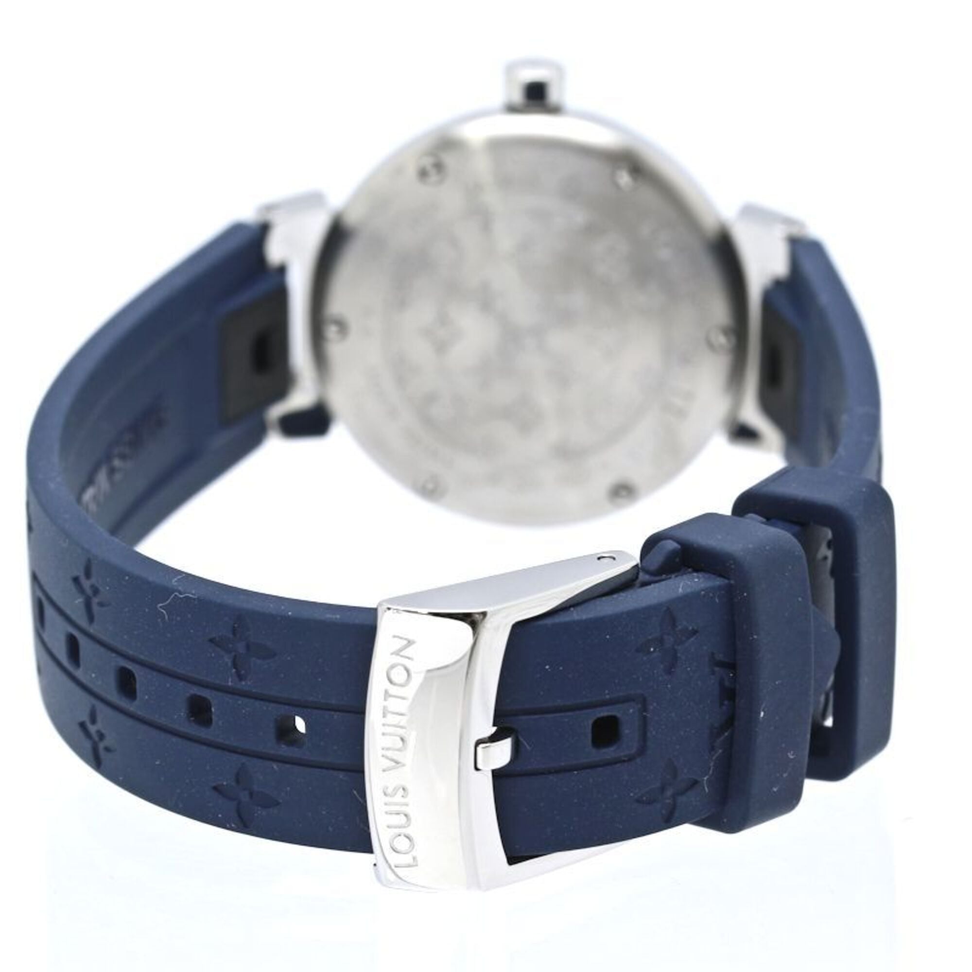 Louis Vuitton Tambour QA070Z Black Dial 27mm Watch