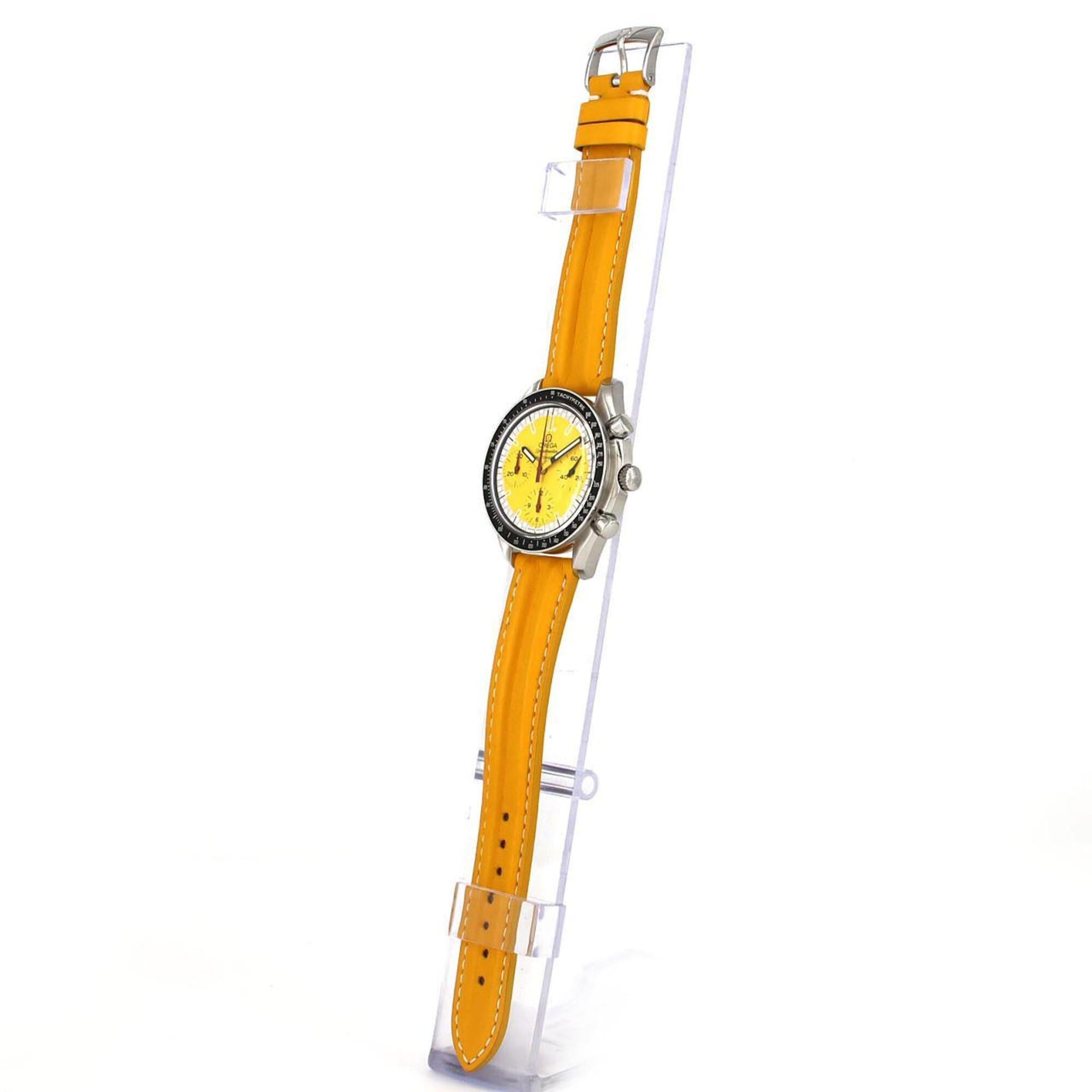 Omega Speedmaster Racing 3810.12.40 Yellow Dial 39mm Watch