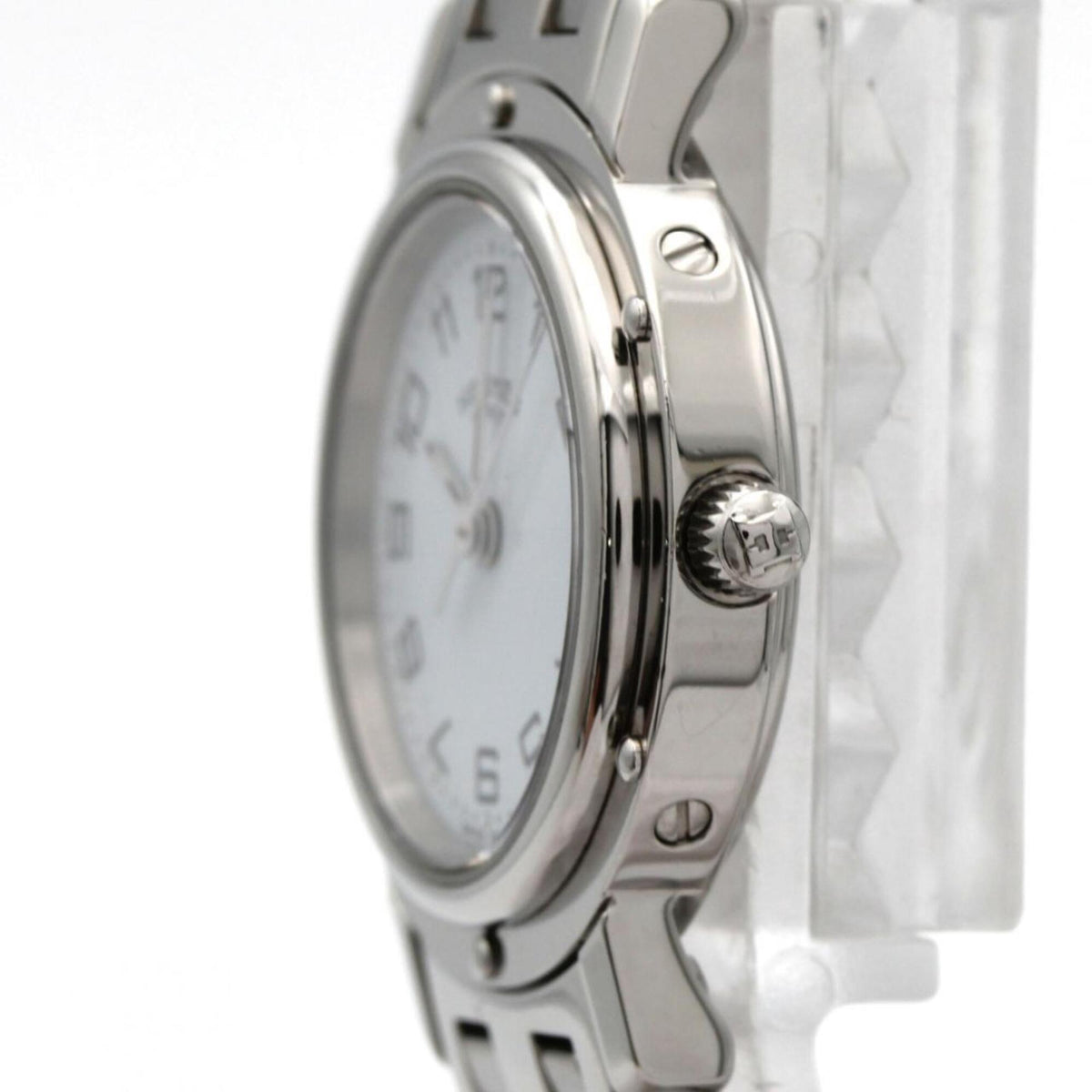 Hermes Clipper CL4.210 White Dial 24mm Watch