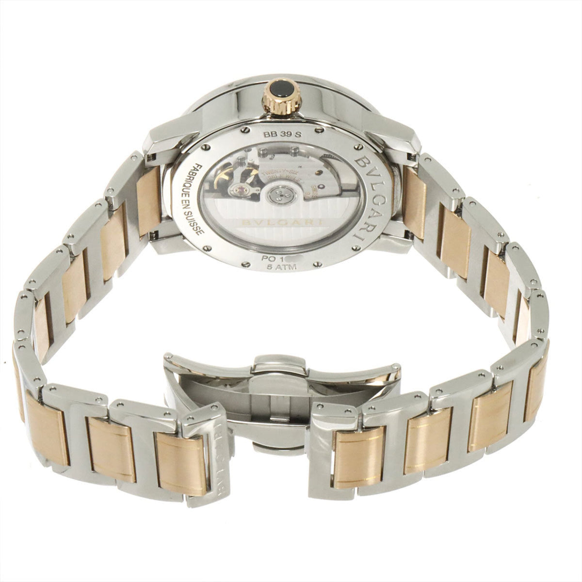 Bvlgari BB39S Silver Dial 39mm Watch
