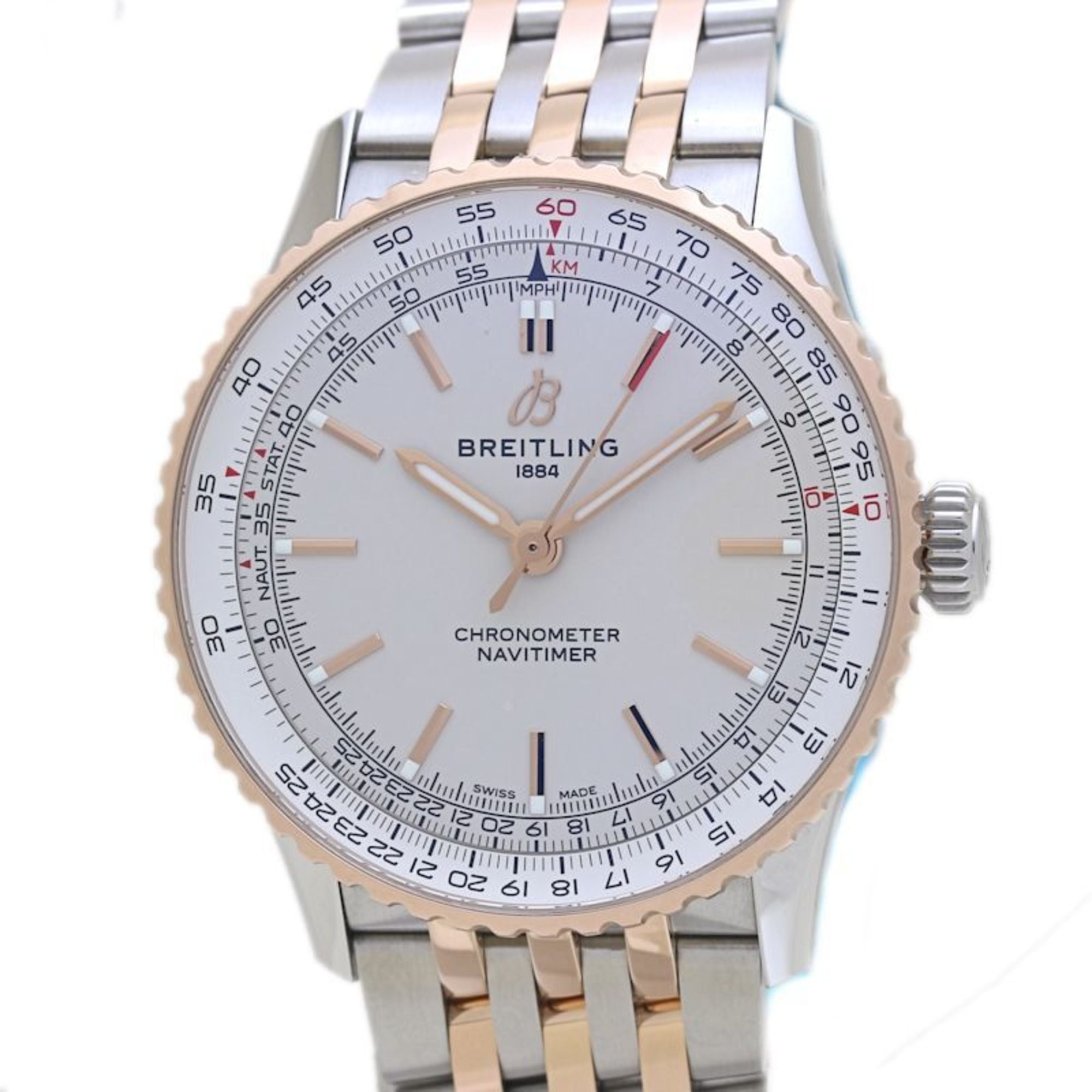 BREITLING Navitimer Automatic 41 U17329F41G1U1 U17329 Men's Watch 18KRG 40176