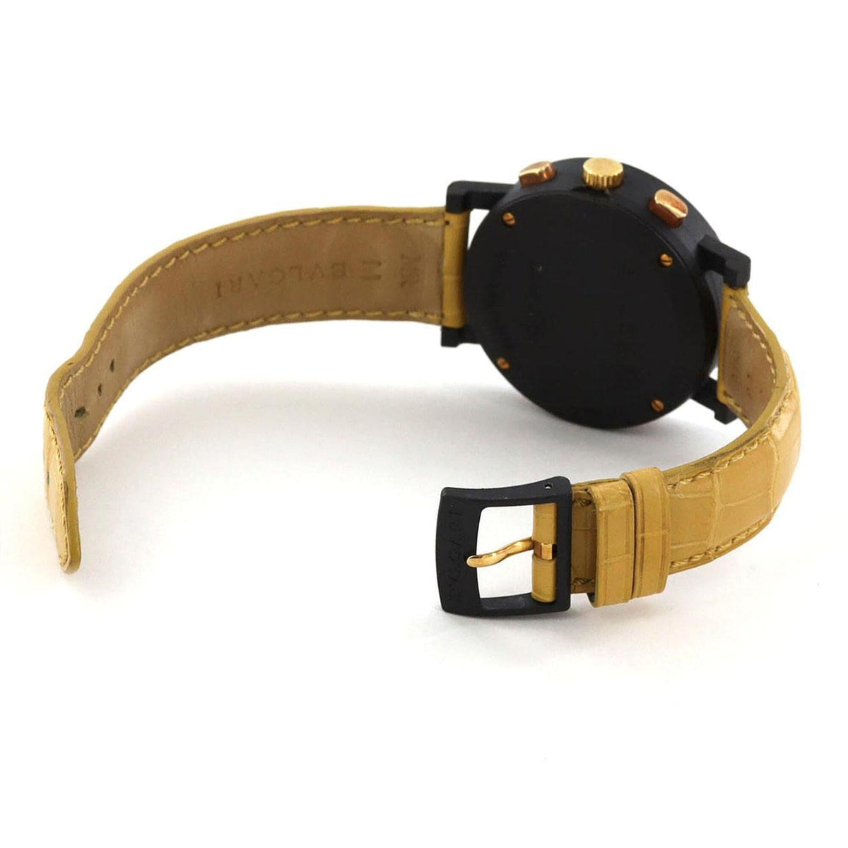 Bvlgari Roma BB38CLCH/BB38CGLDCH/1 Black, Gold Dial 38mm Watch