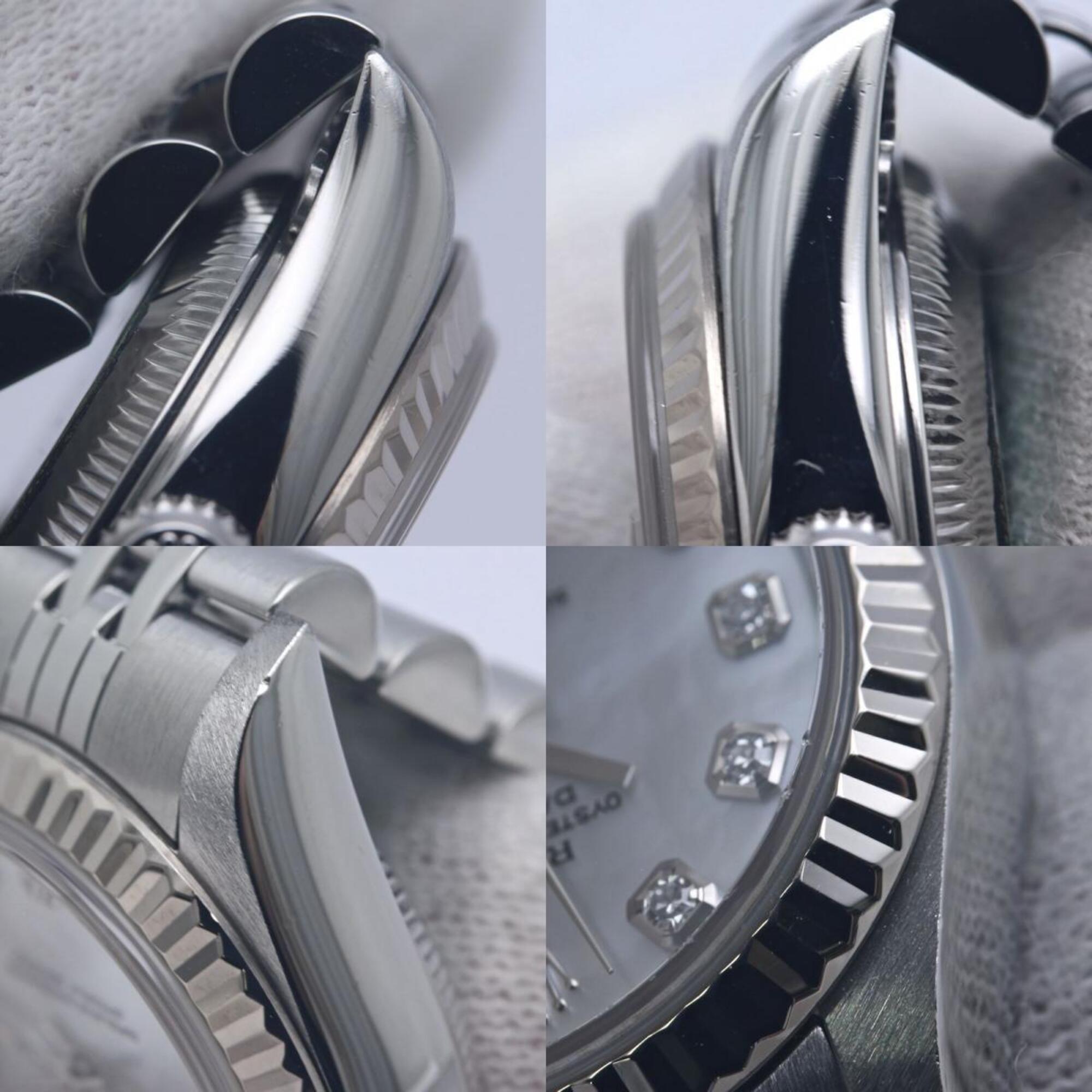 ROLEX Datejust 10P Diamond 79174NG Damenuhr aus 18 Karat Weißgold und Edelstahl 40365