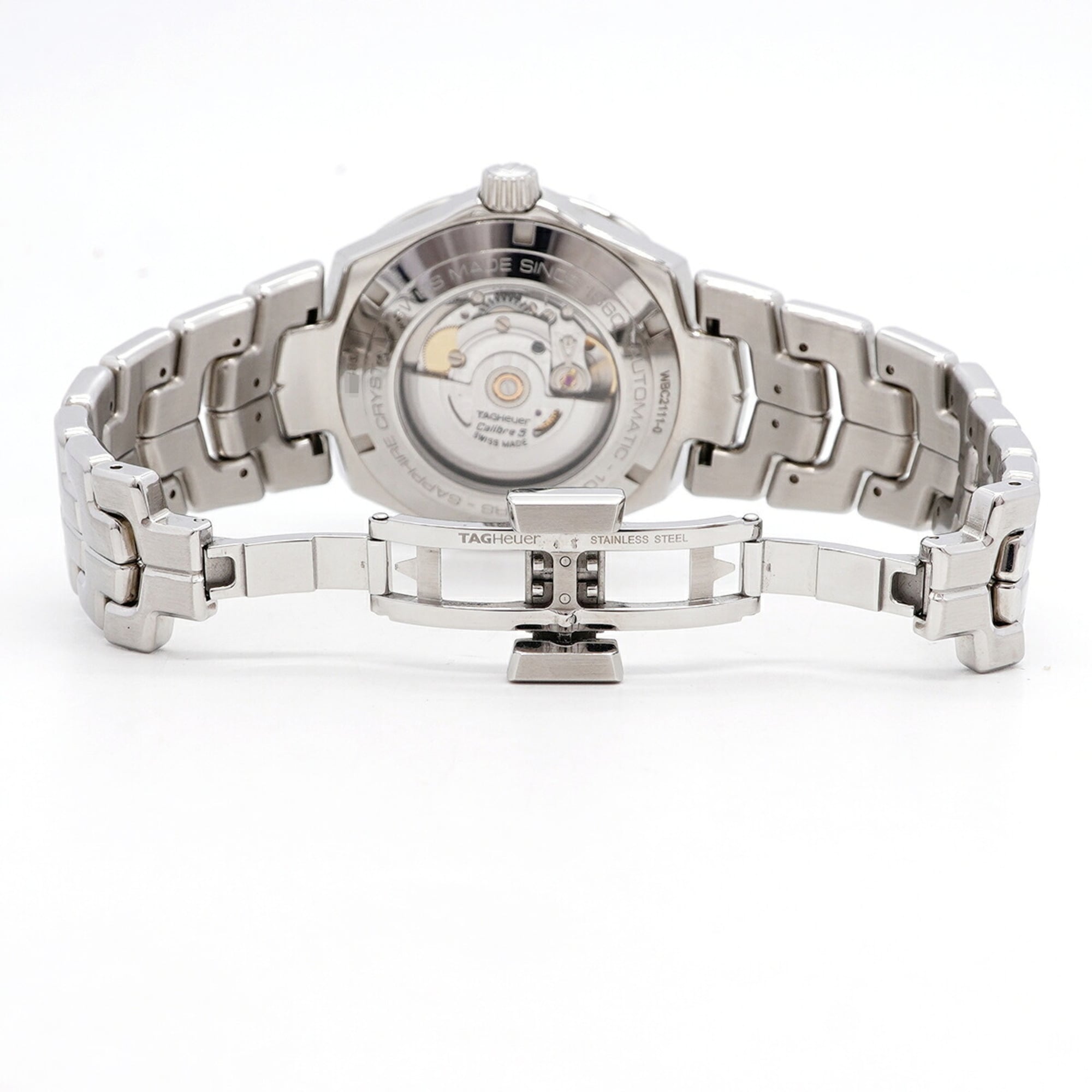 TAG Heuer Link Calibre 5 Date WBC2111 Silver Dial 40mm Watch