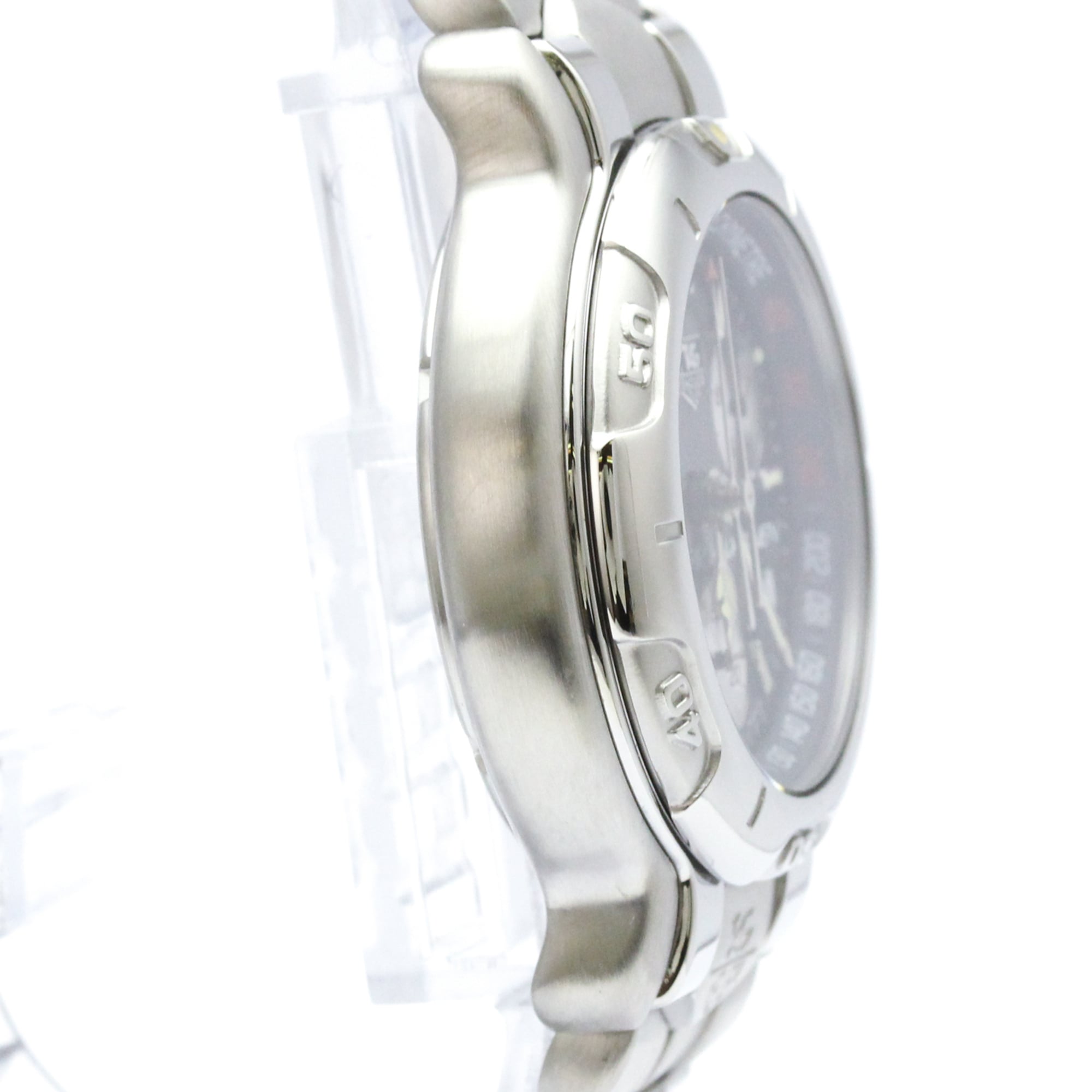 TAG HEUER 6000 Chronograph Mika Hakkinen Limited Watch CH1114 Polished