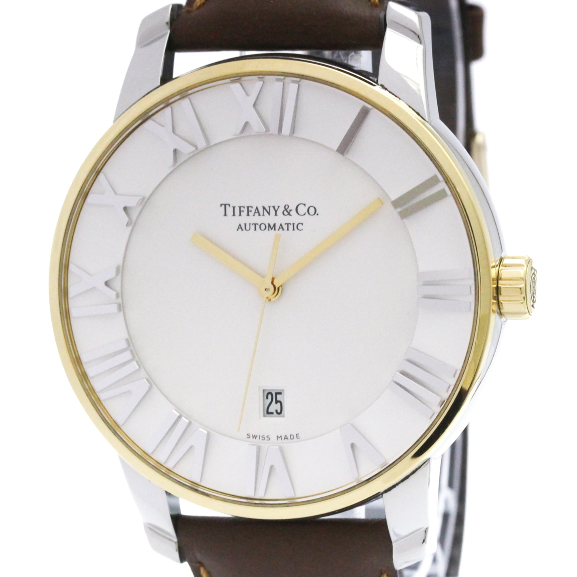 Tiffany Atlas Z1800.68.15A21A00A Silver Dial 42mm Watch