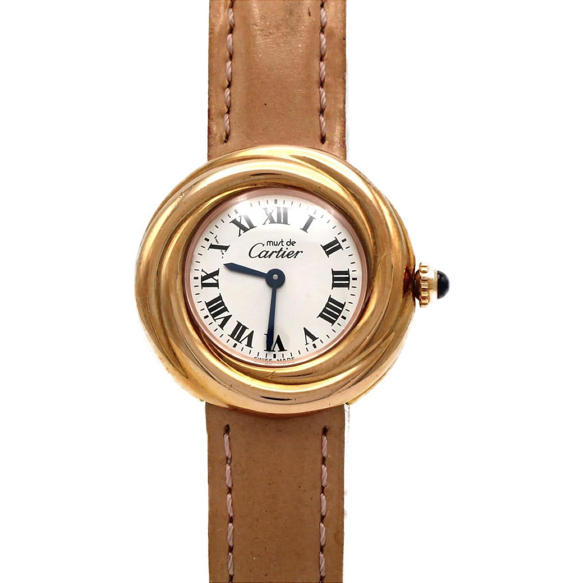 Cartier Must Trinity GP W1015045 Quartz Watch