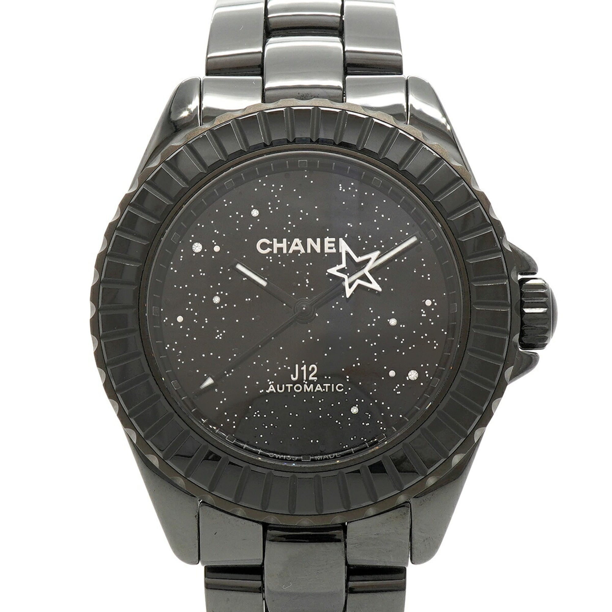 Chanel J12 Interstellar Caliber 12.1 H7989 Black Dial 38mm Watch