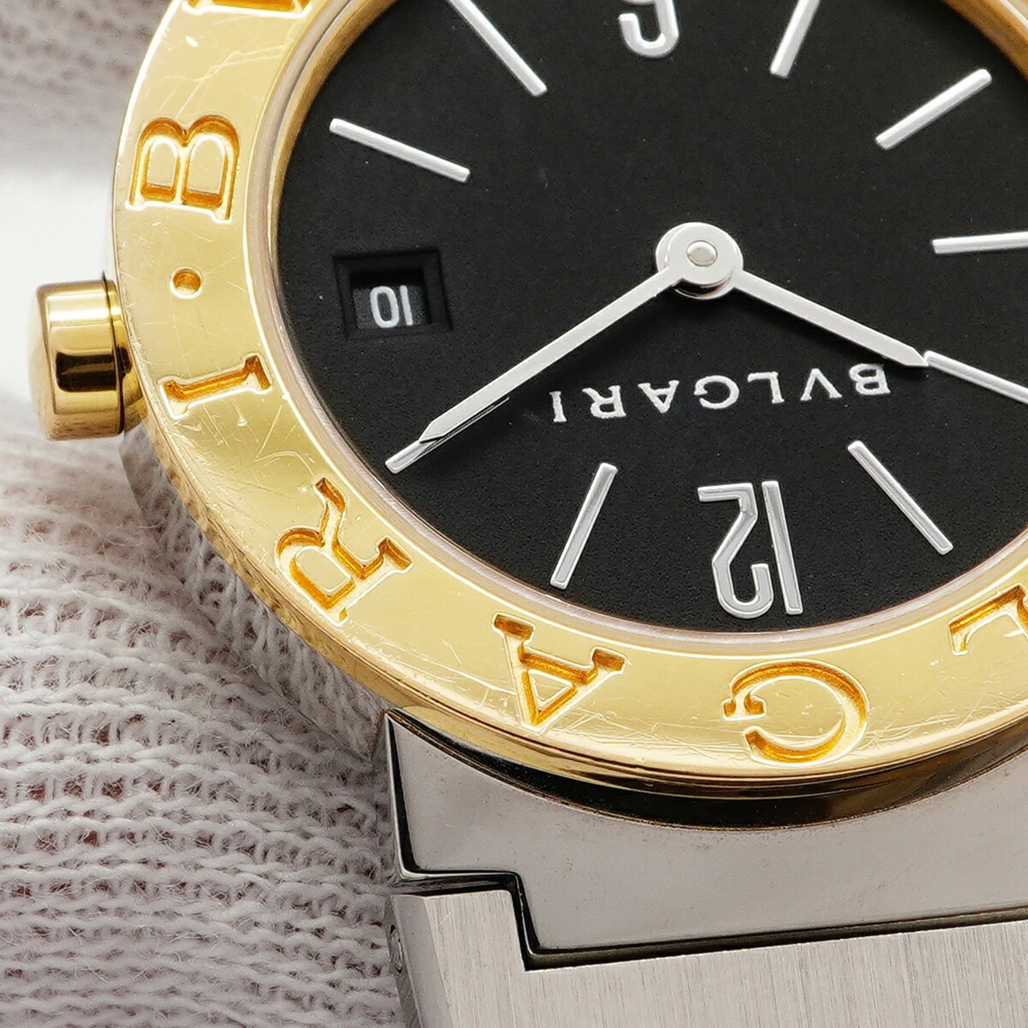 Bvlgari BB26SG Black Dial Wo