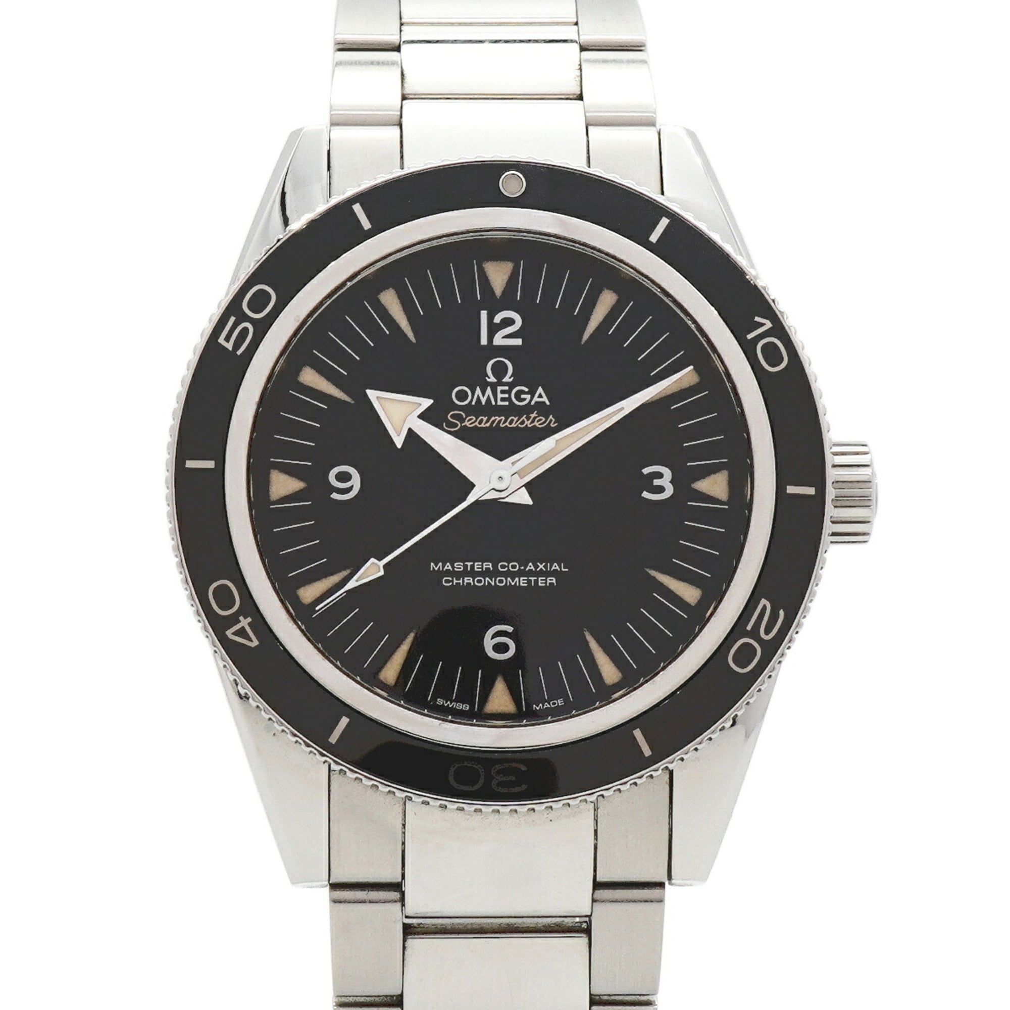 Omega Seamaster 300 Master Co-Axial 233.30.41.21.01.001 Black Dial 40mm Watch