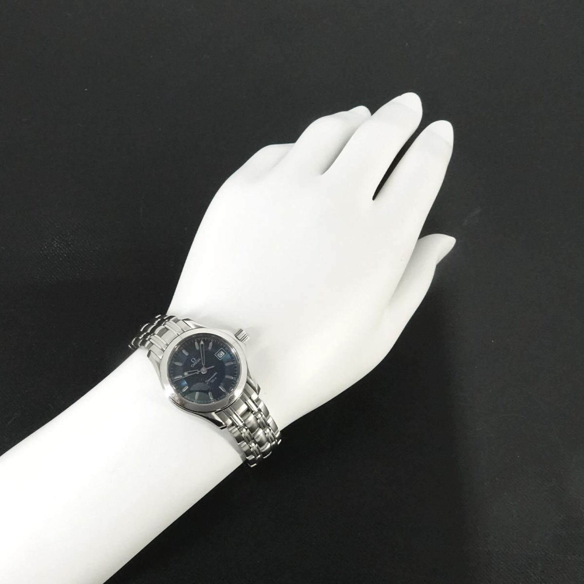 Omega Seamaster 2581 81 met blauwe wijzerplaat, 26 mm horloge