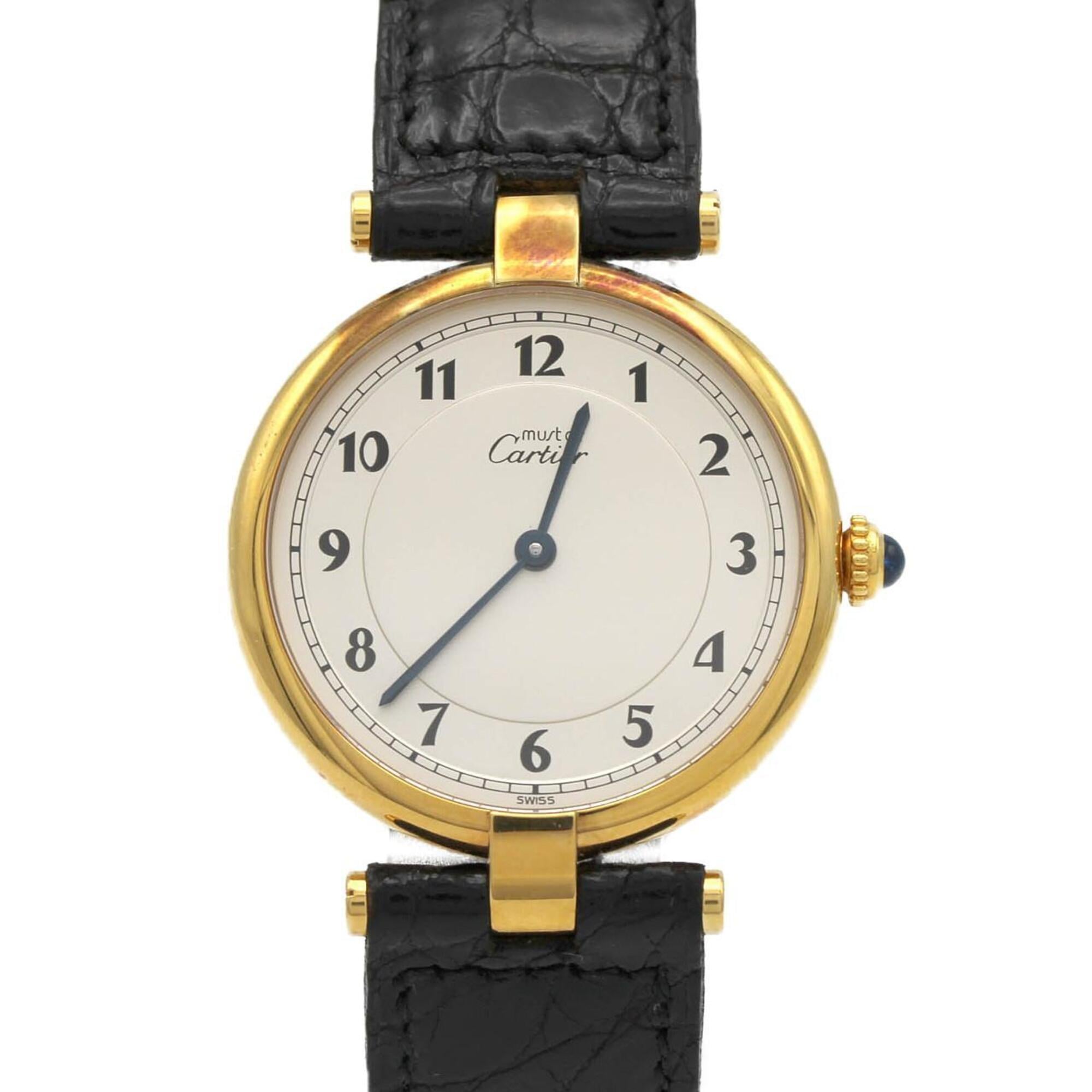 Montre Cartier Must VLC LM W1001754, cadran argenté, 30 mm