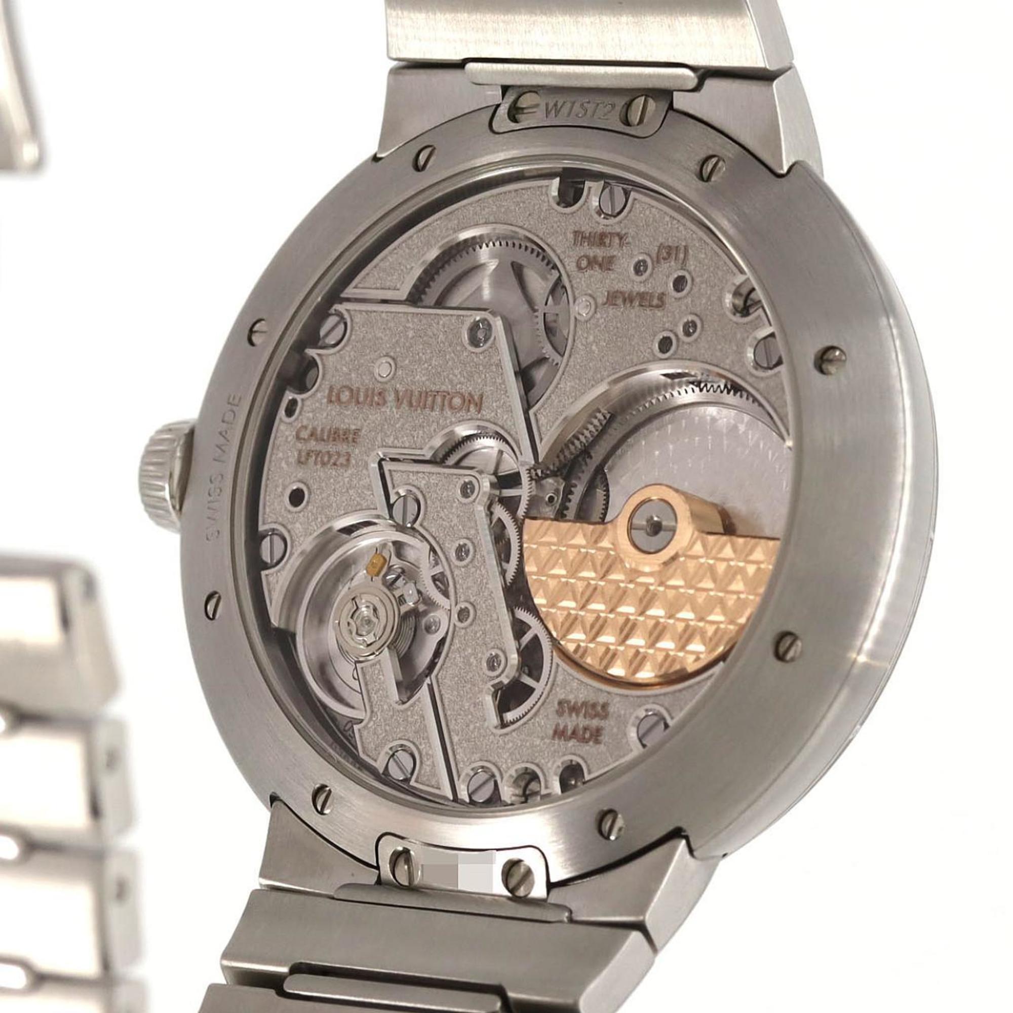 Louis Vuitton Tambour Automatic Steel Blue W1ST20 roestvrijstalen horloge