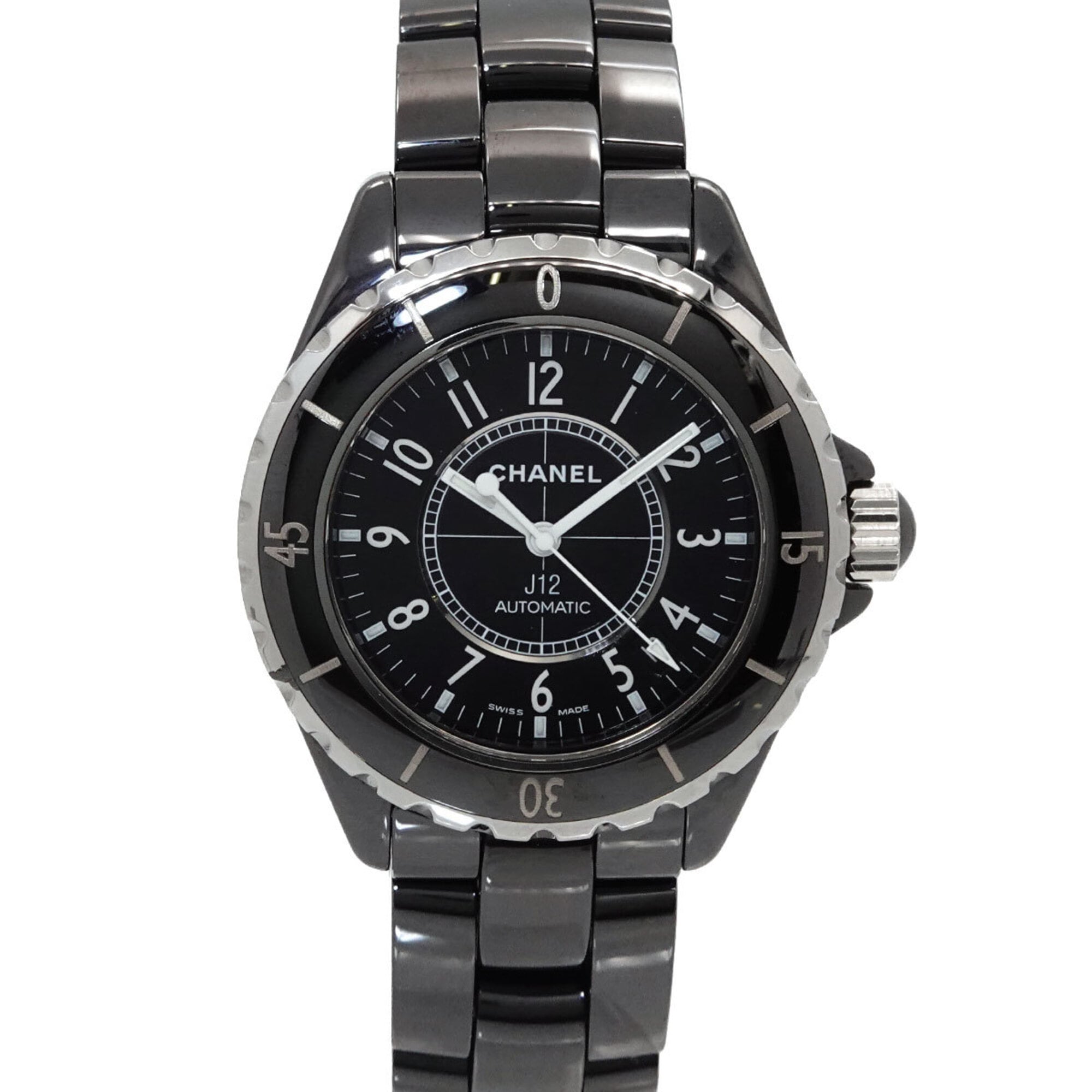 Chanel J12 H0685 Black Dial 39mm Watch