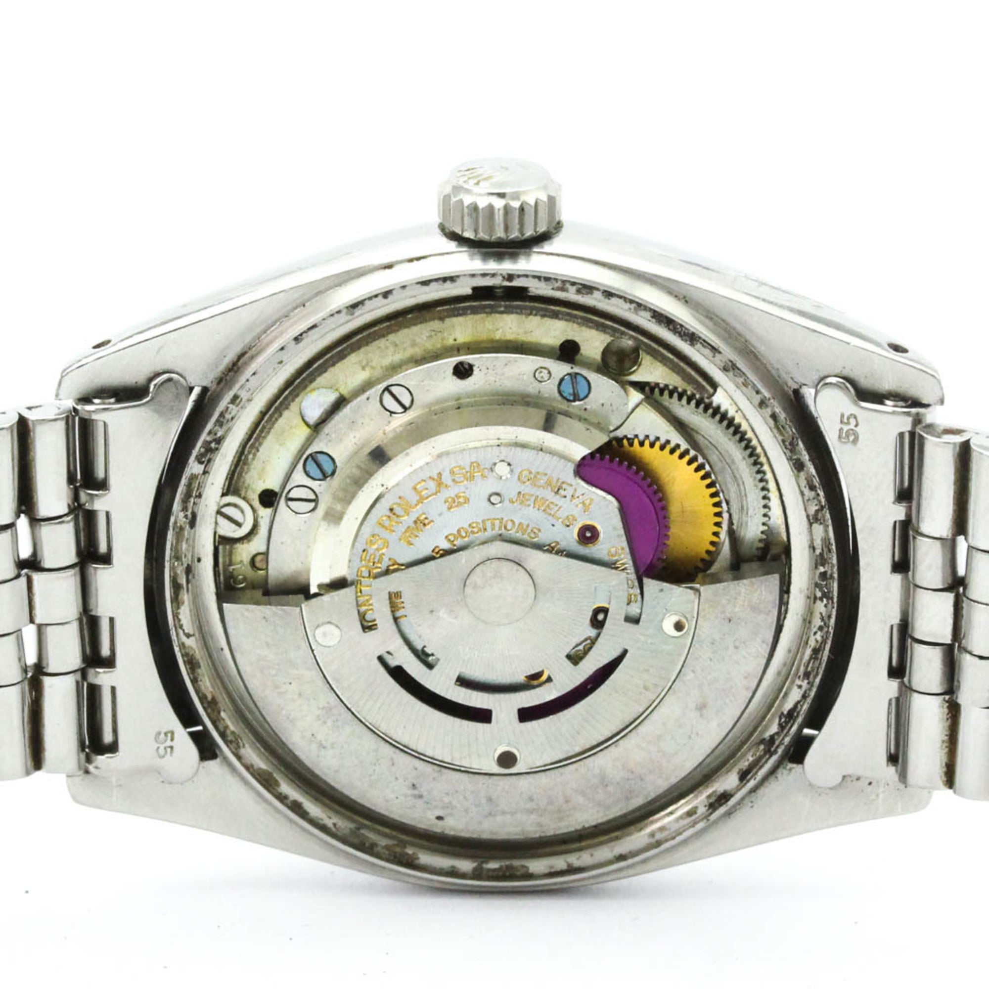 ROLEX Datejust 1601 Herrenuhr Weiß EdelstahlAutomatik Vintage