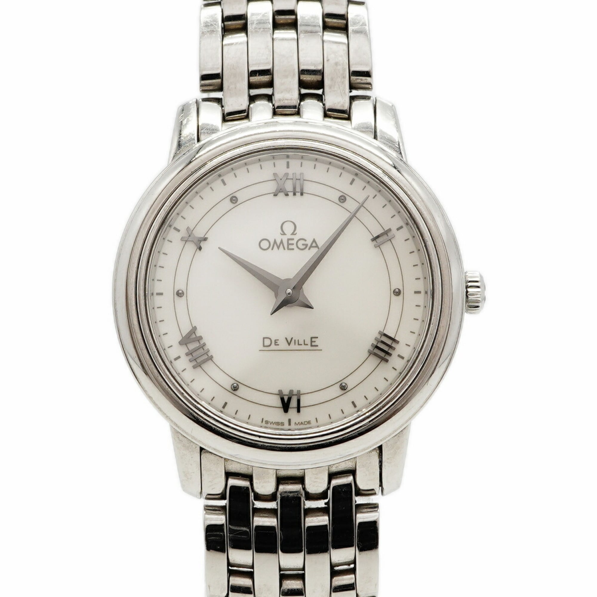 Omega De Ville 424.10.27.60.04.001 White Dial Women's Watch