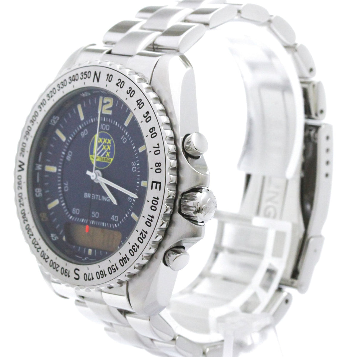 Breitling Pluton A51038 Blue Dial 42mm Watch