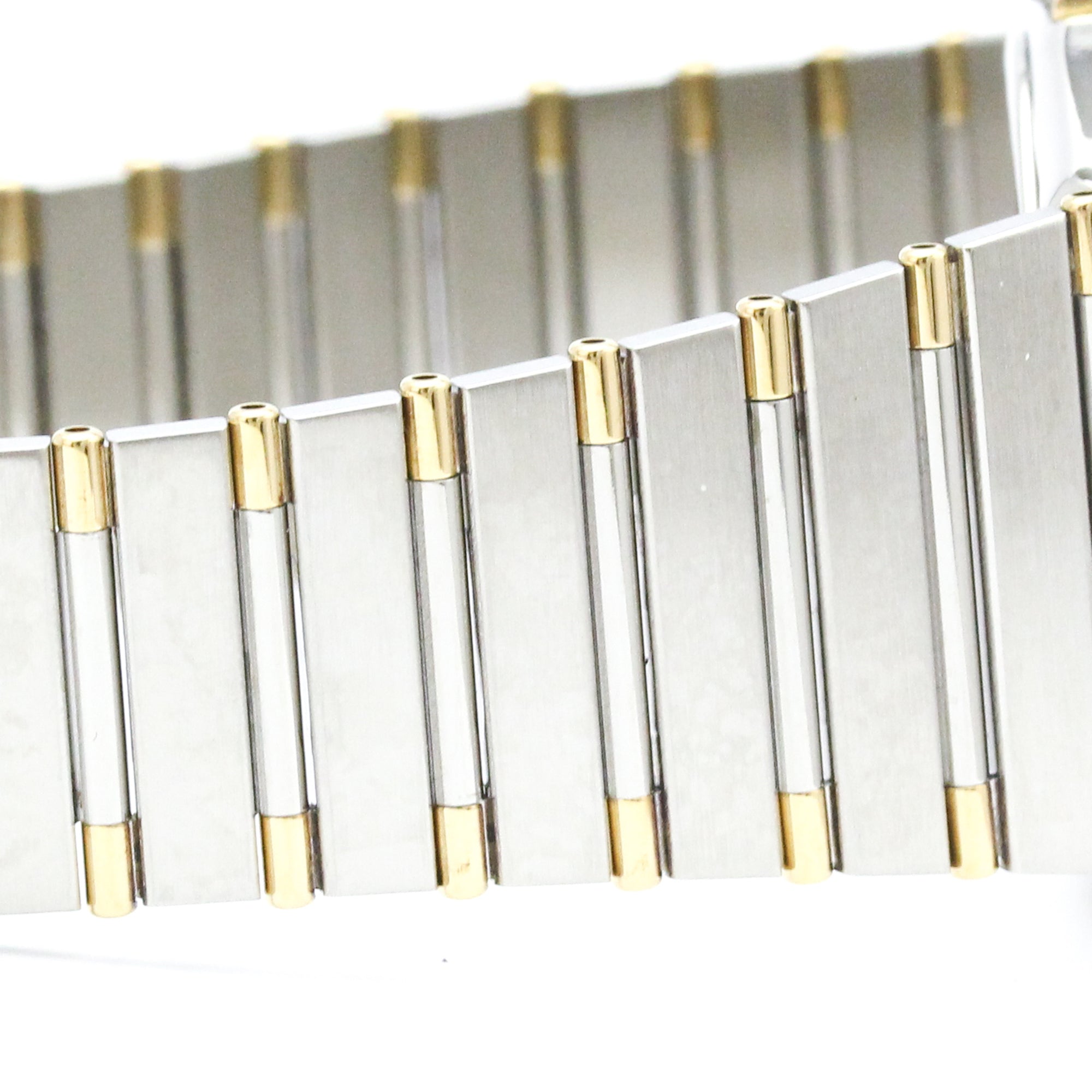 OMEGA Constellation Herrenuhr 18 Karat Gold Edelstahl Quarz 396.1070