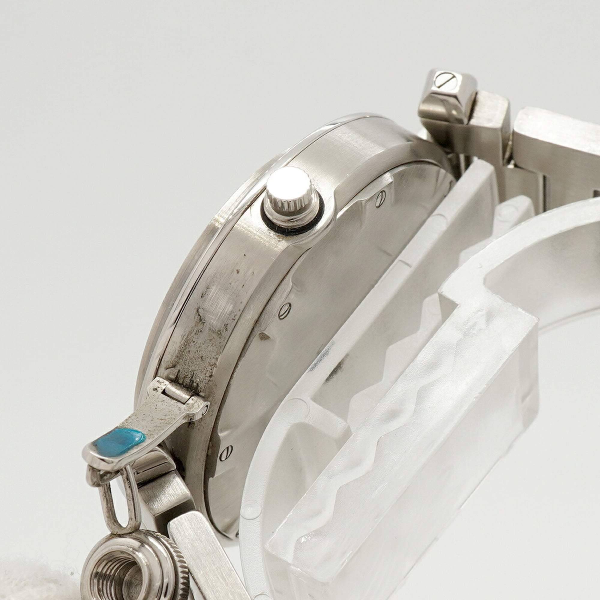 Cartier Pasha C W31015M7 White Dial (Boys' Size)