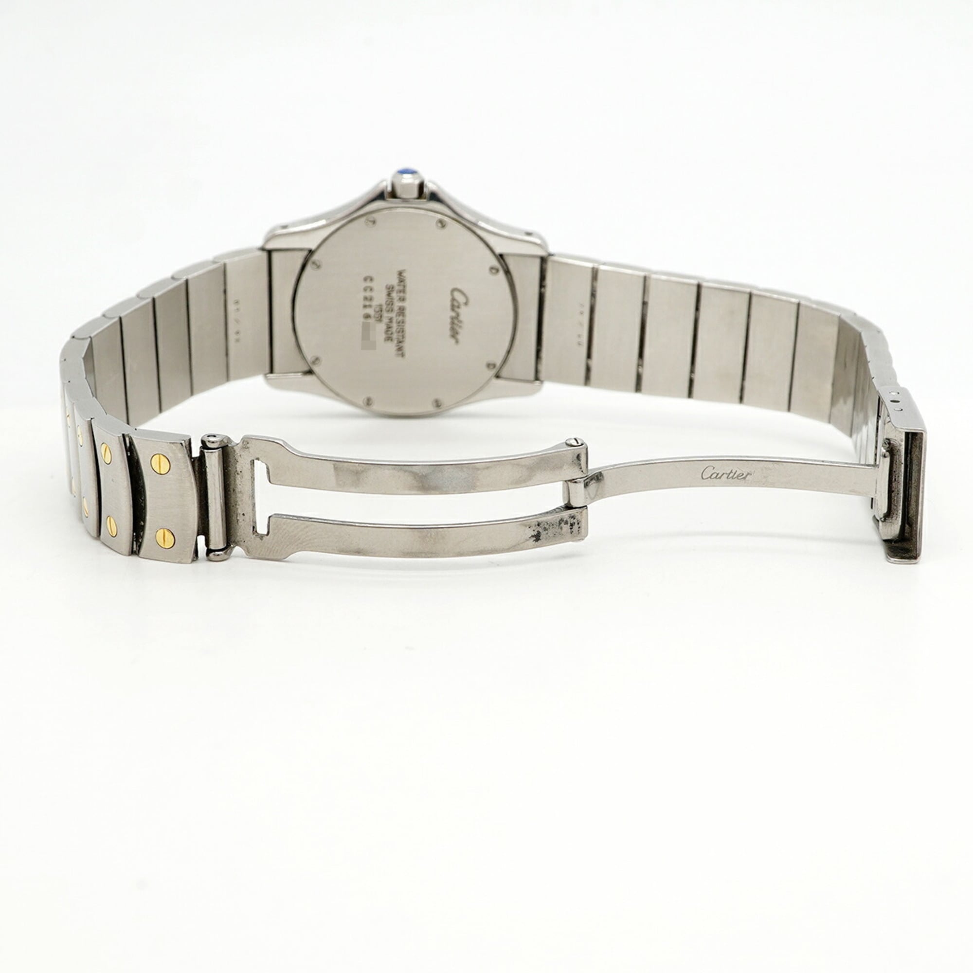 Cartier Santos Ronde MM W20037R3 Ivory Dial Watch (Boys' Size)