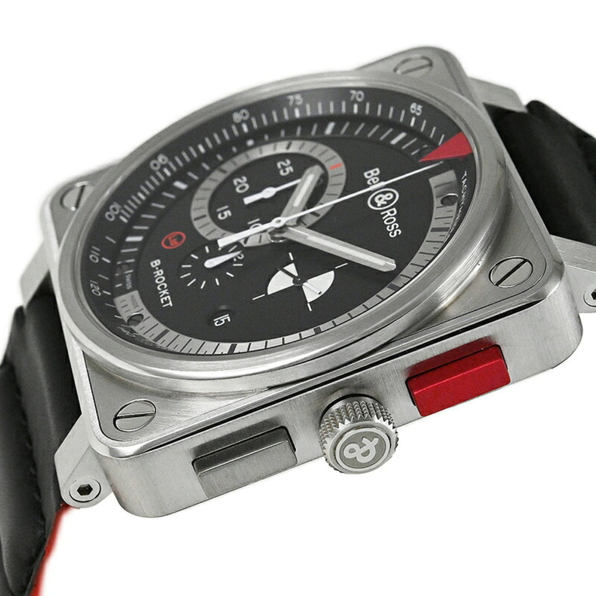 Bell & Ross BR 01-94 B-ROCKET BR0194-B-ROCKET/SCA Black, Silver Dial 46mm Watch