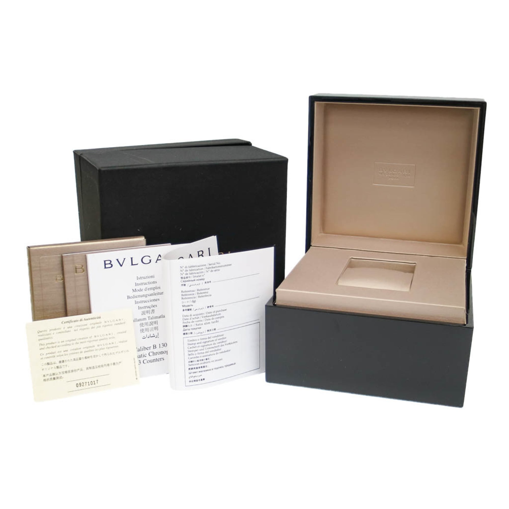 BVLGARI Diagono Chronograph Diamond MOP Steel Ladies DG35SCH