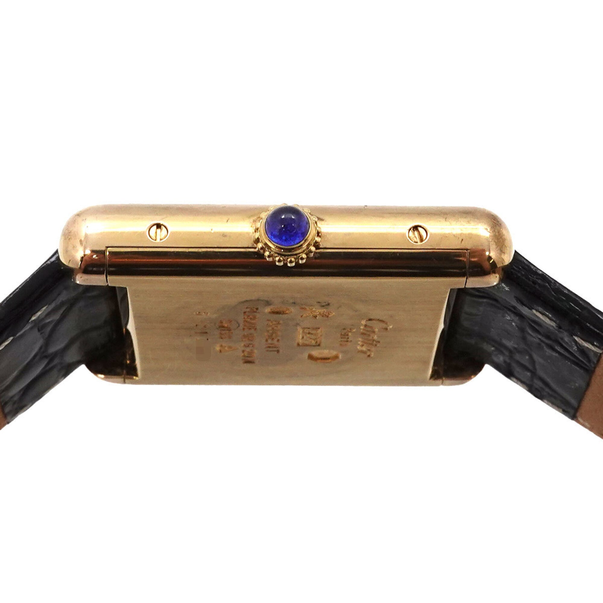 Cartier Must Tank Vermeil Trinity Ladies Watch, 3 Colors, SV925, Manua