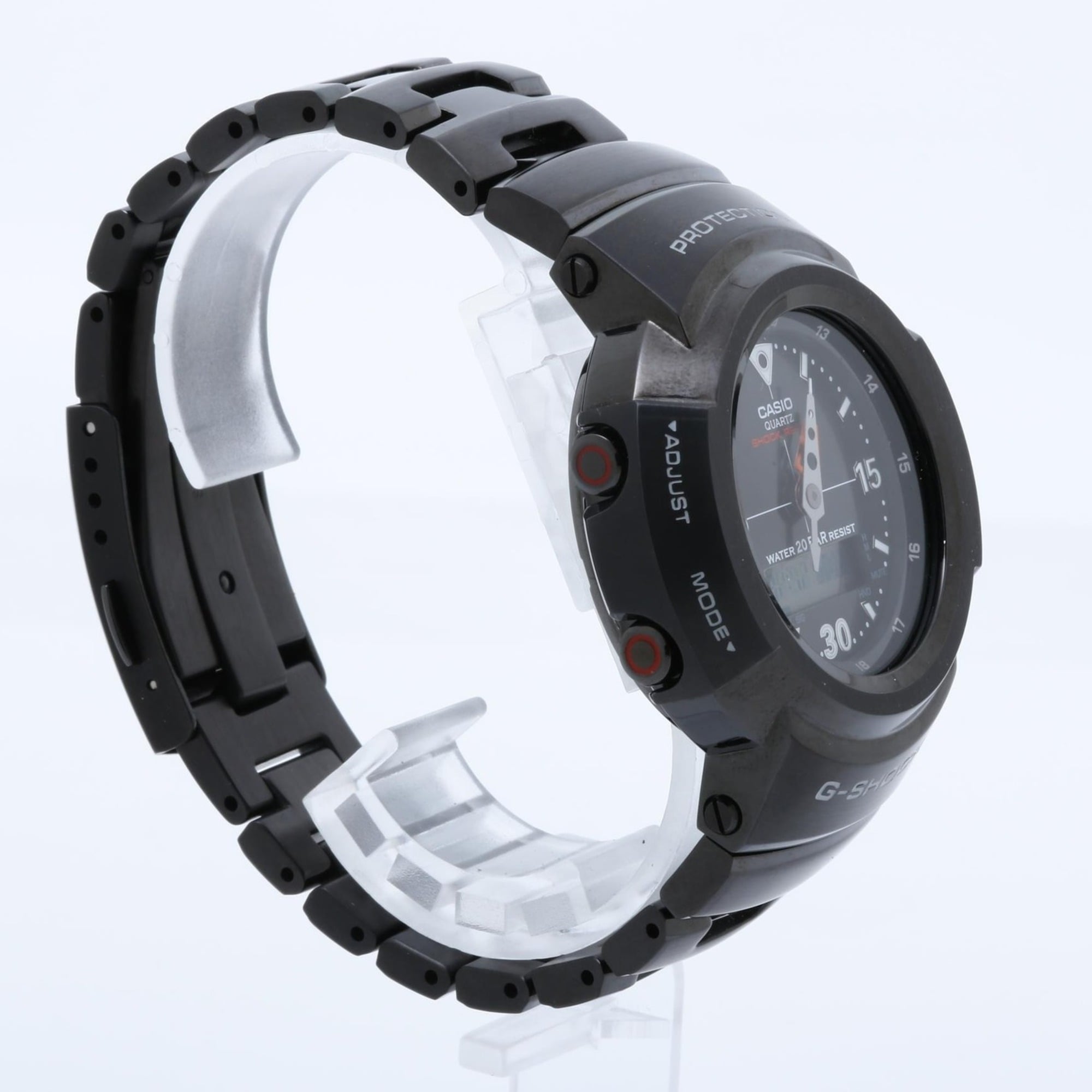 CASIO G-SHOCK FULL METAL AW-500 SERIES AWM-500-1AJF Black Stainless Steel Men's Watch