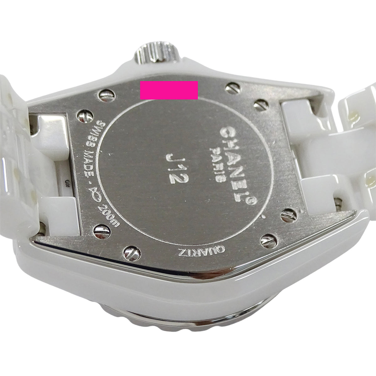 Montre Chanel J12 H1628 Blanc avec cadran de 33 mm
