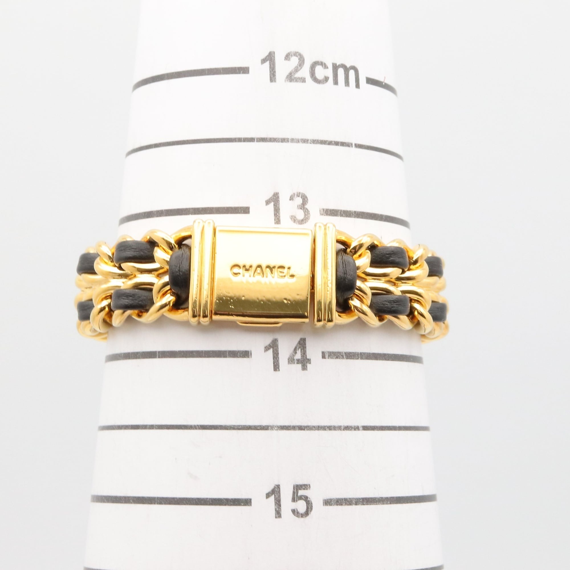 Montre Chanel CHANEL Première S, plaquée or (GP), bracelet en cuir, pour femme, Noir, H0001
