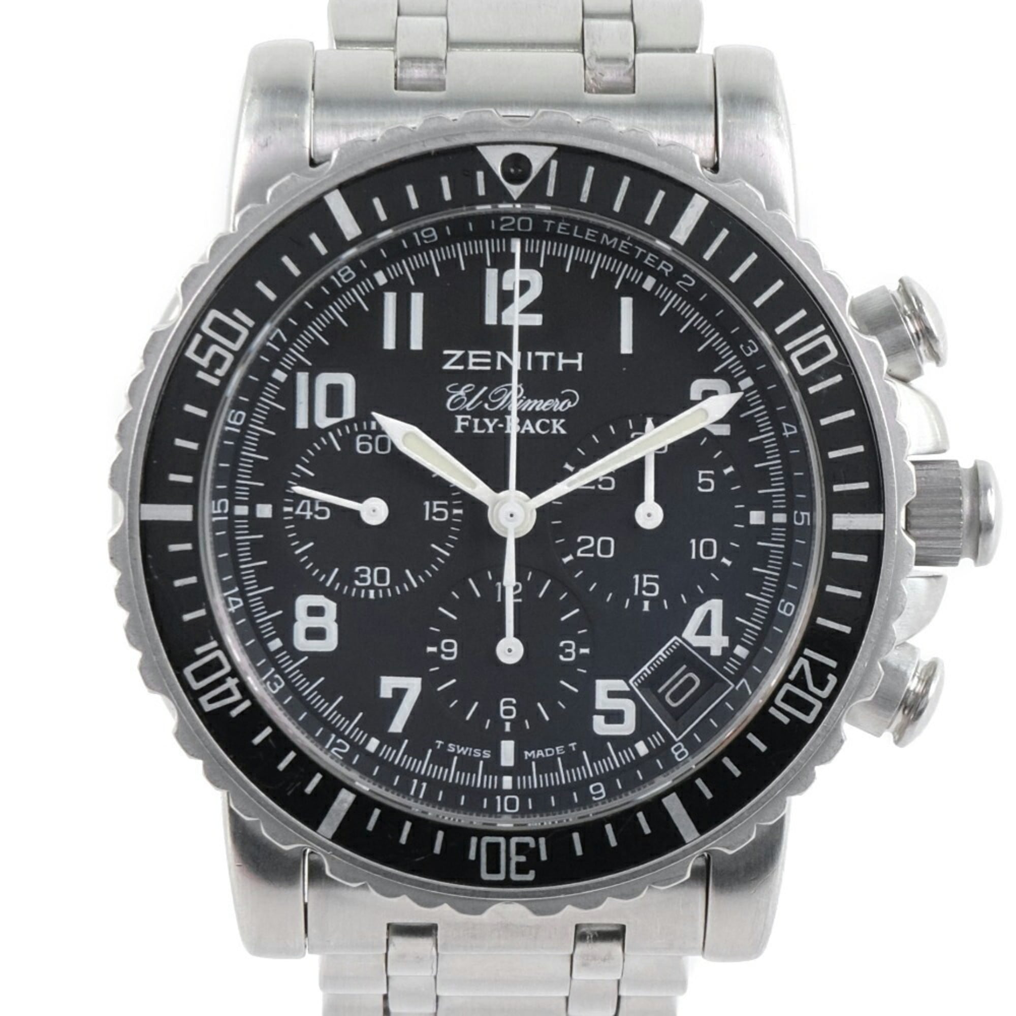 Zenith El Primero Rainbow Black 01/02.0470.405 Stainless Steel Automatic Chronograph