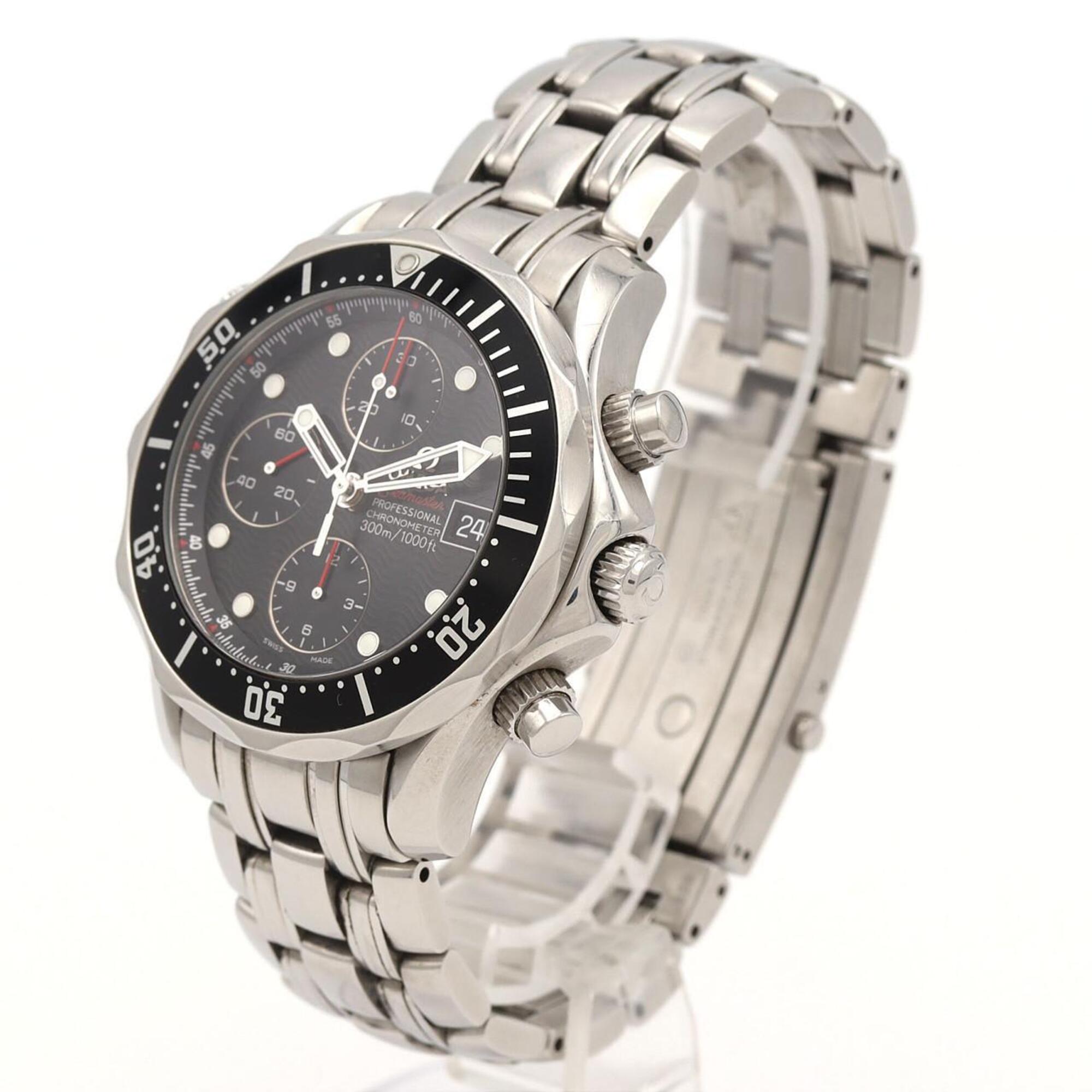 Omega Seamaster Professional Diver's 300M Chronograph 213.30.42.40.01.001 Black Dial 42mm Watch
