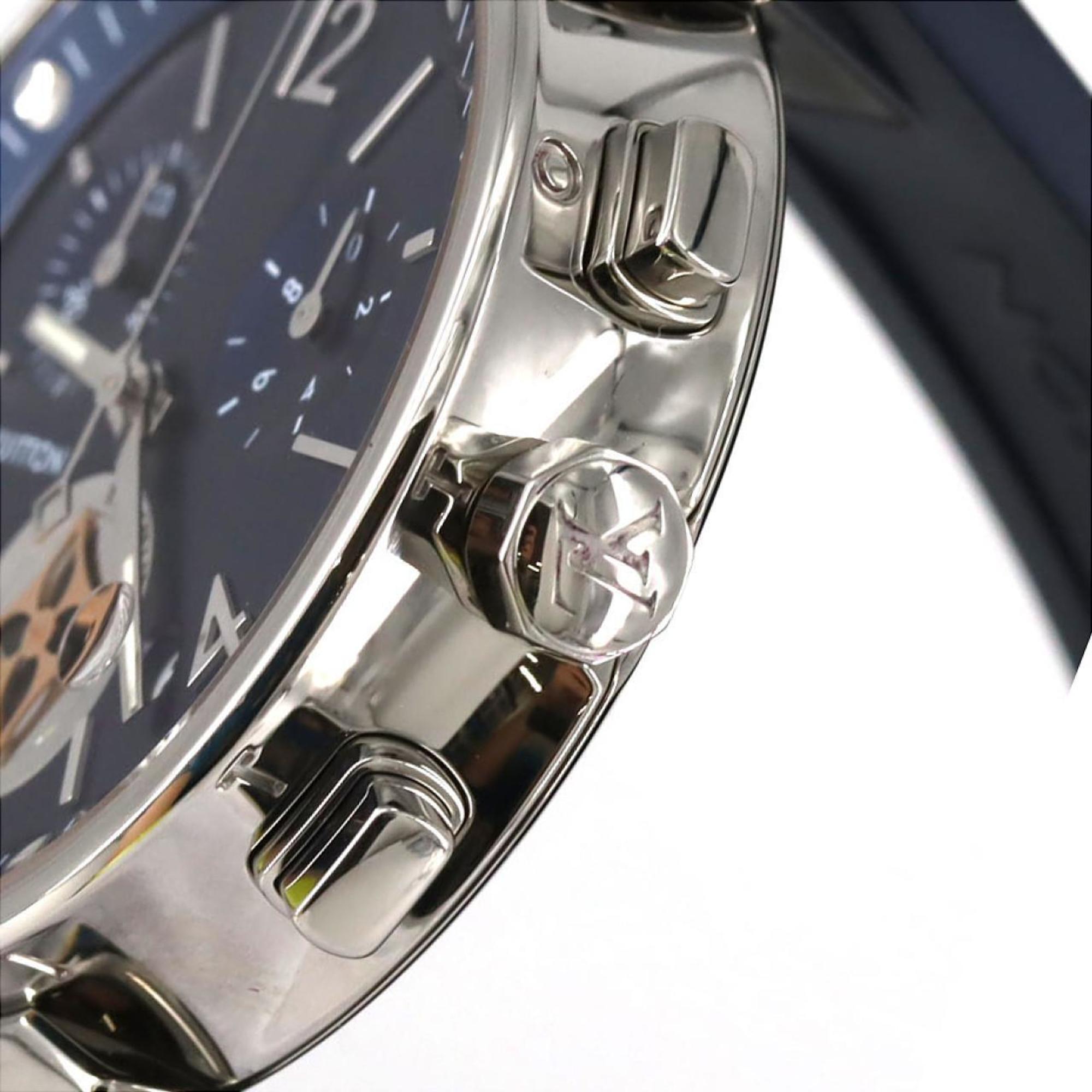 Louis Vuitton Tambour Moon Star Chrono QA032 roestvrijstalen quartzhorloge