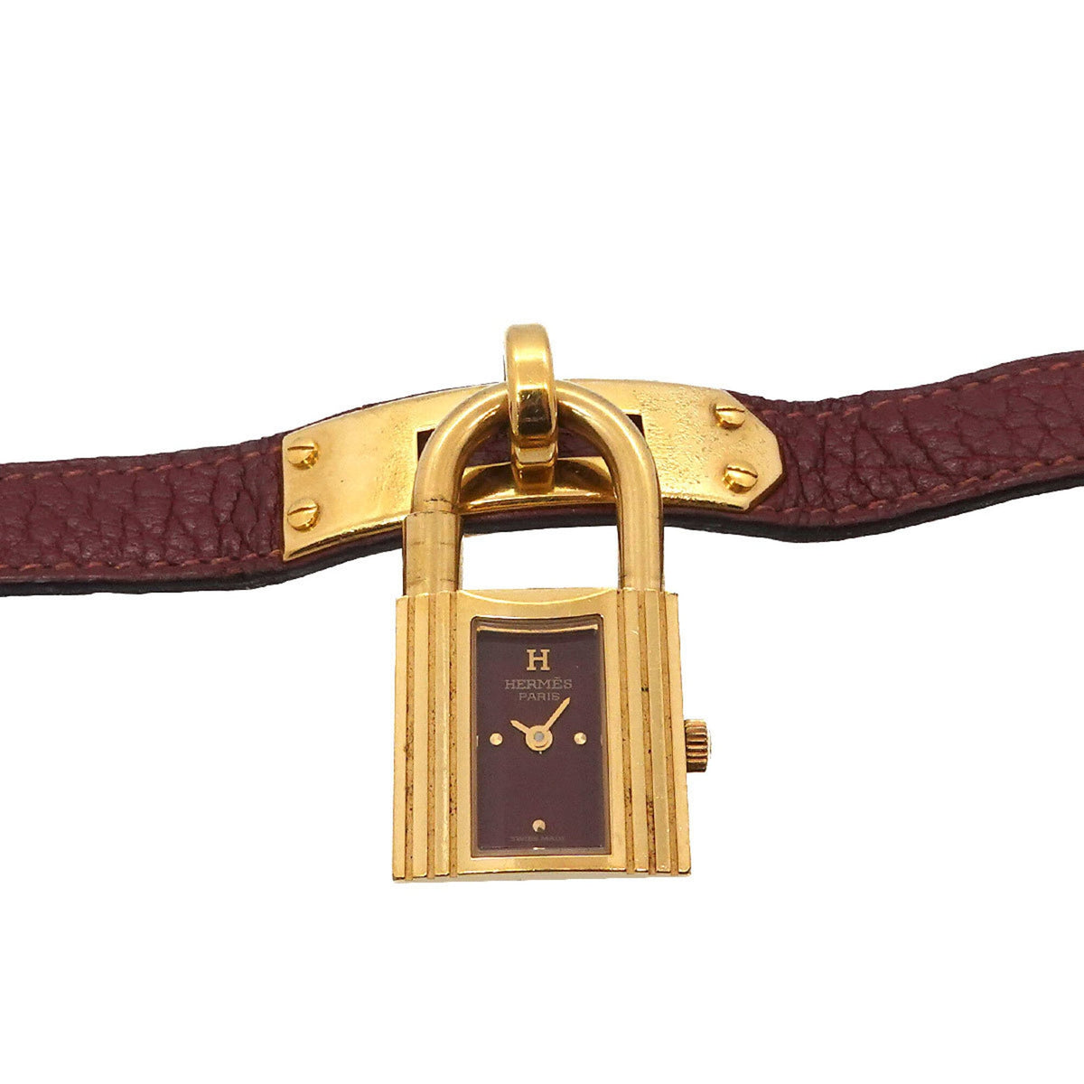 Hermes Kelly GZl1ldxz Bordeaux Dial 20mm Watch