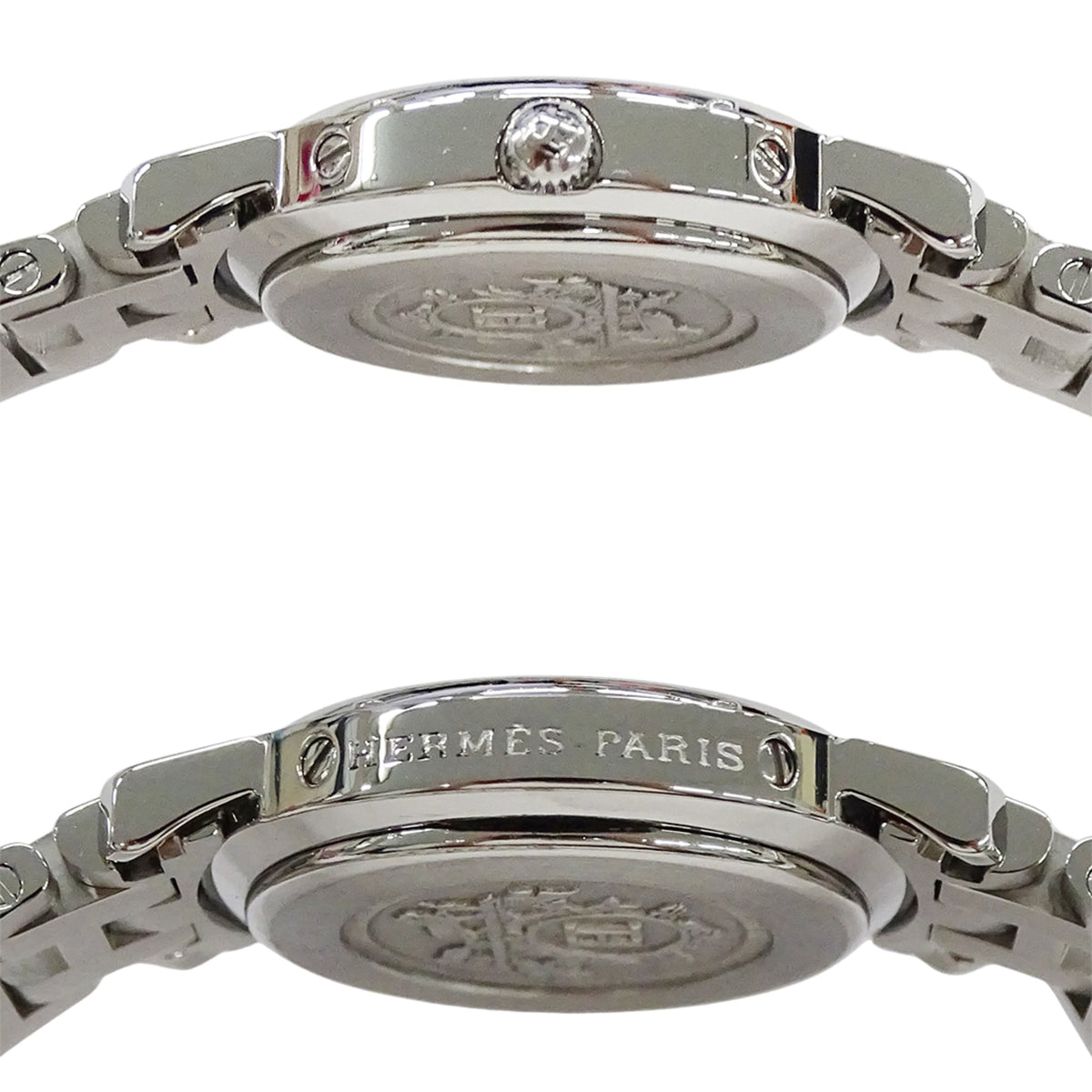 Hermes Clipper CL4.210 horloge met blauwe wijzerplaat, 24 mm