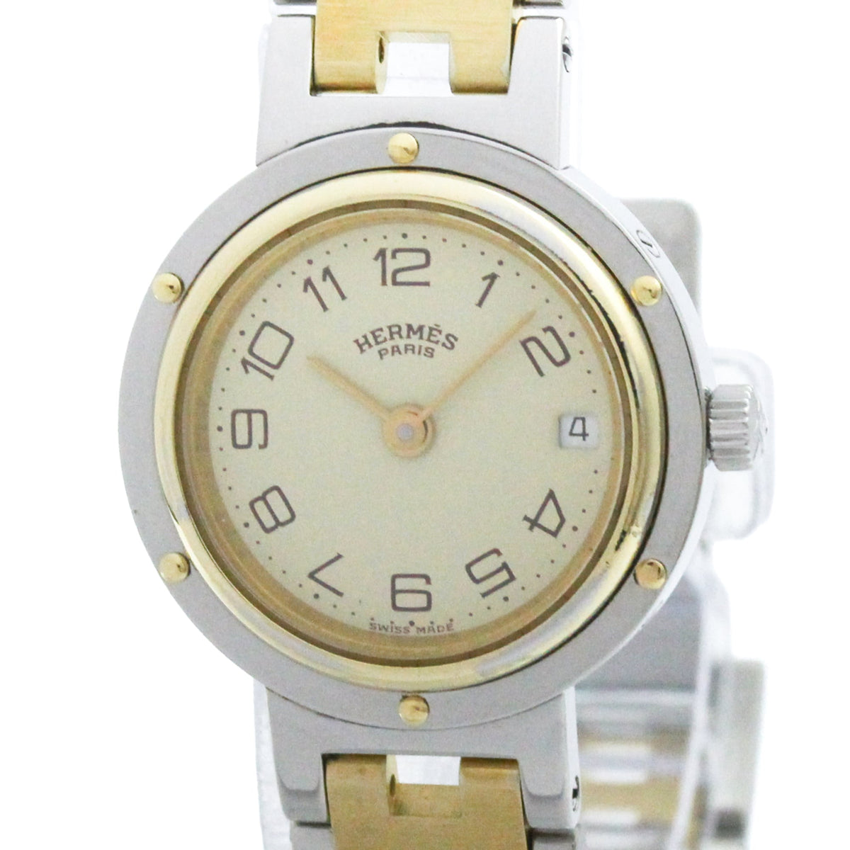 Montre Hermes Clipper CL6.720 Ivoire avec cadran de 24 mm