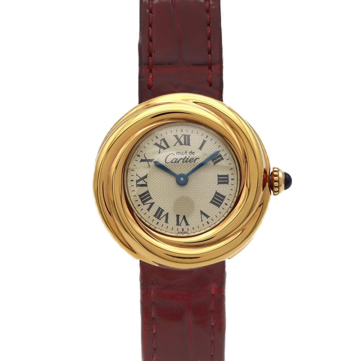 Montre Cartier Must Trinity W1016430, cadran jaune, 26 mm