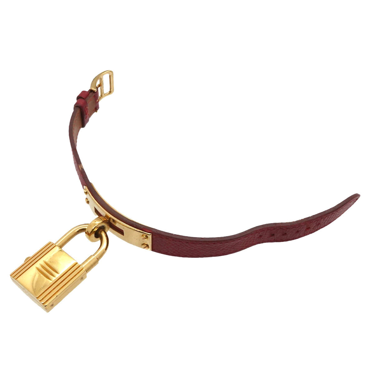 Montre Hermès Kelly à cadran doré, 20 mm